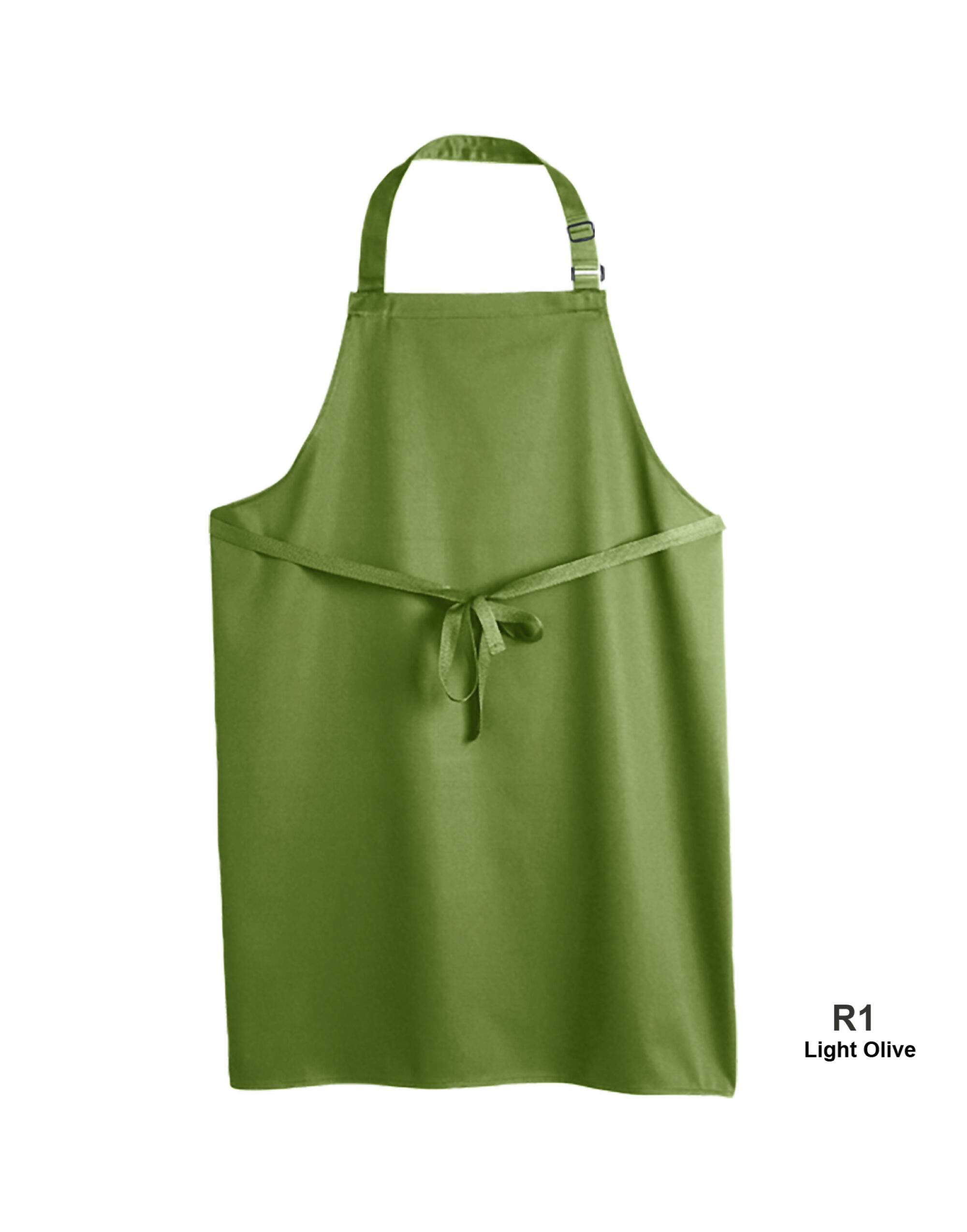 DP200 Multi-Coloured Recycled Bib Apron Light Olive