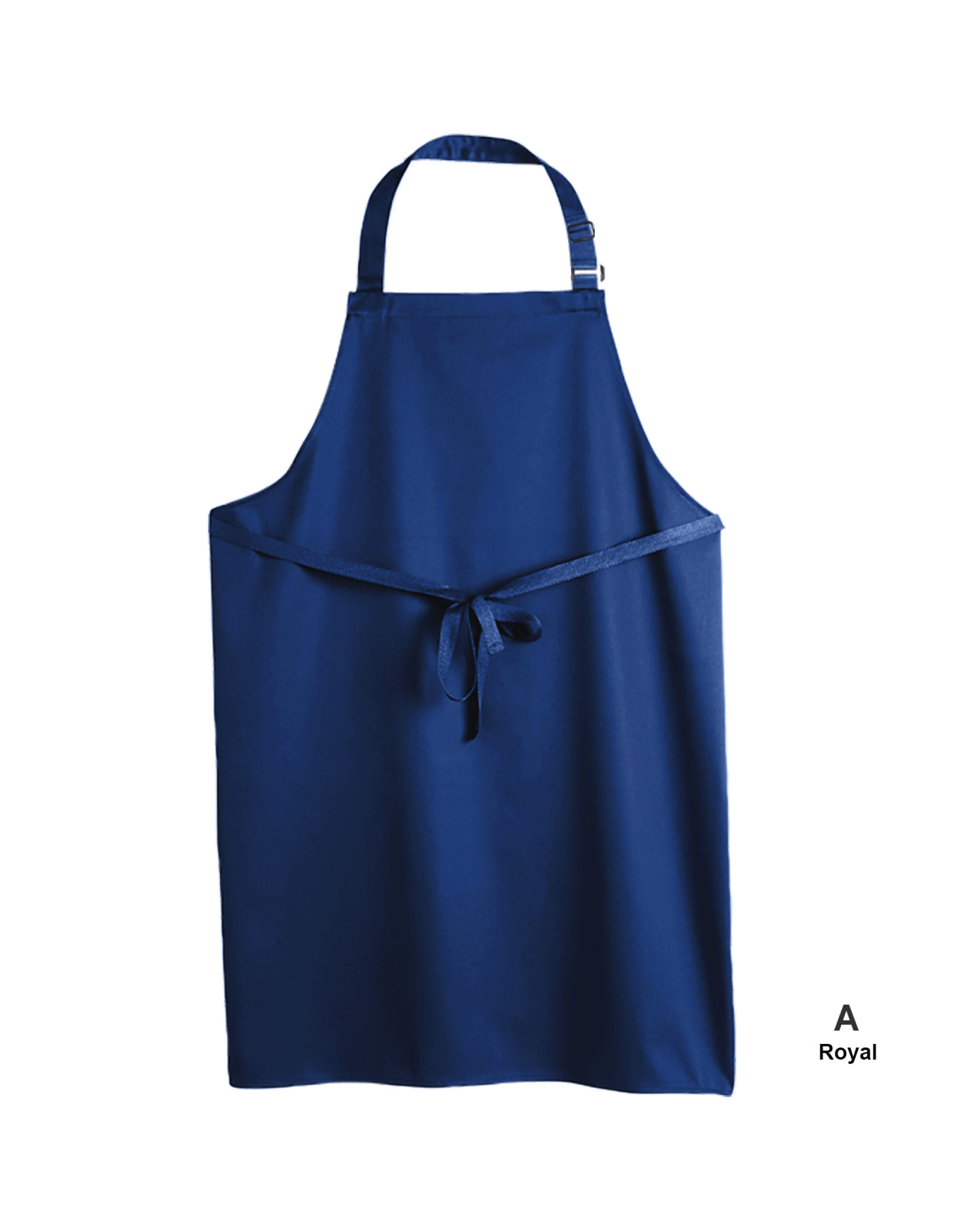 DP200 Multi-Coloured Recycled Bib Apron Royal Blue