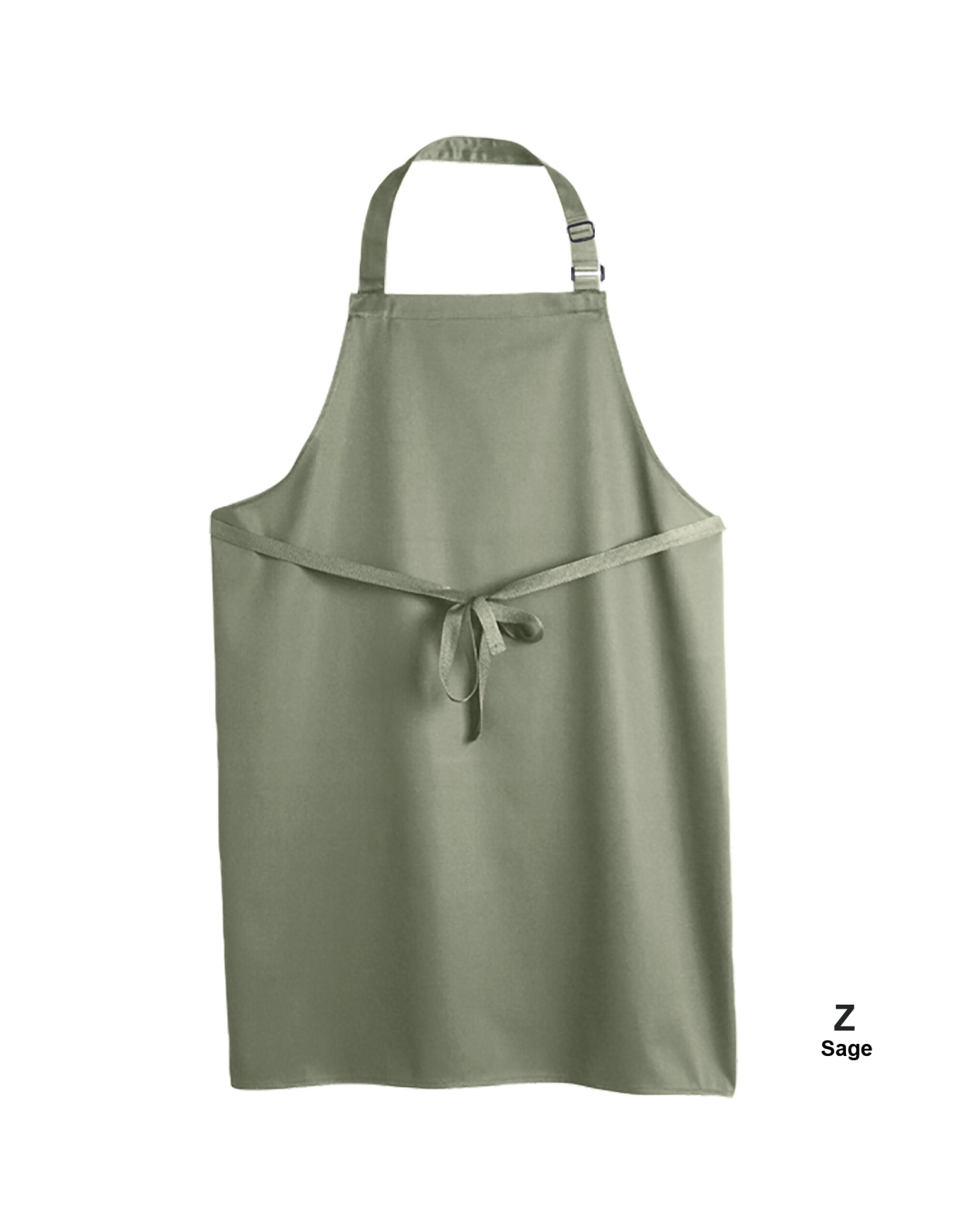 DP200 Multi-Coloured Recycled Bib Apron Sage