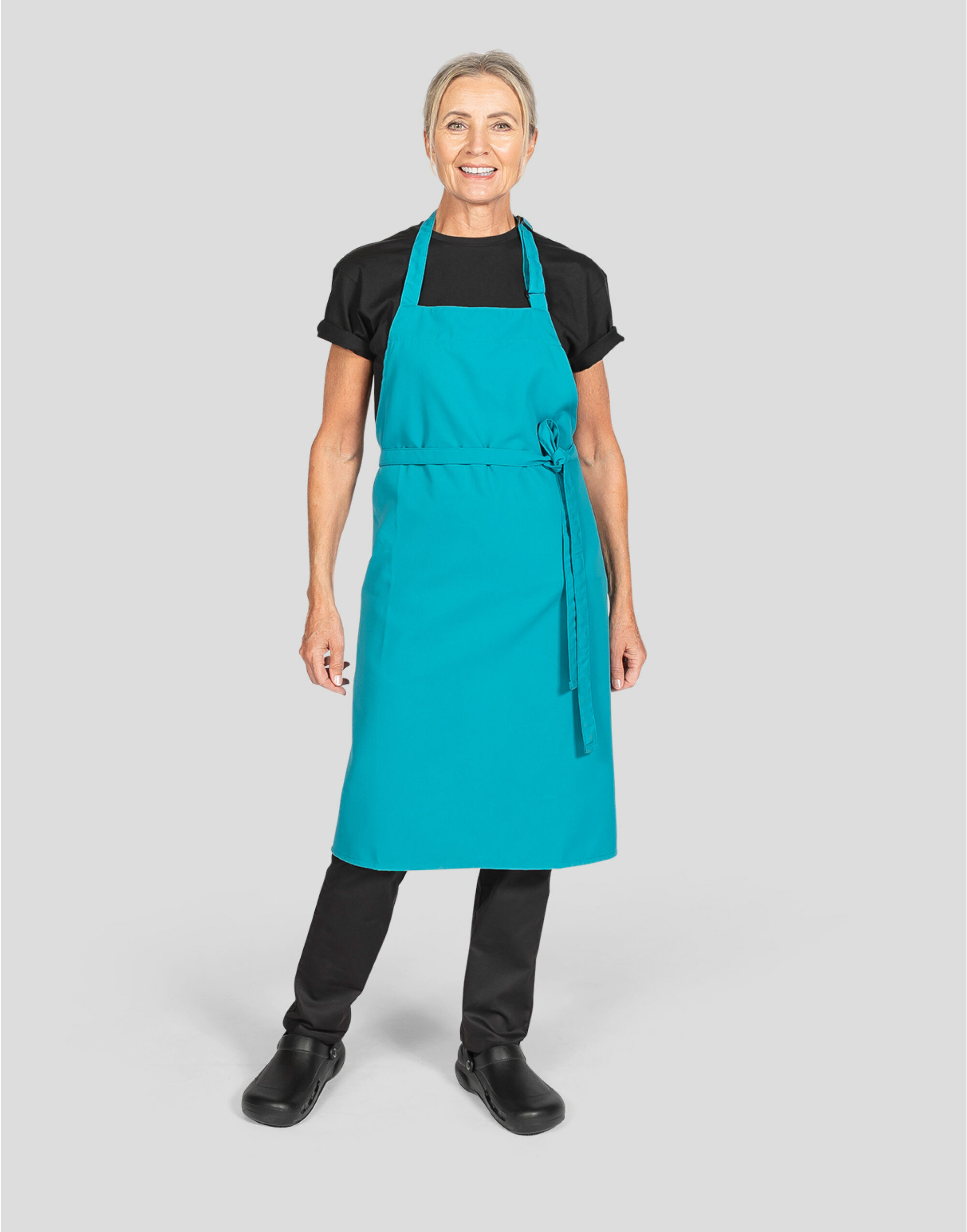 DP200 Multi-Coloured Recycled Bib Apron Sea Grass