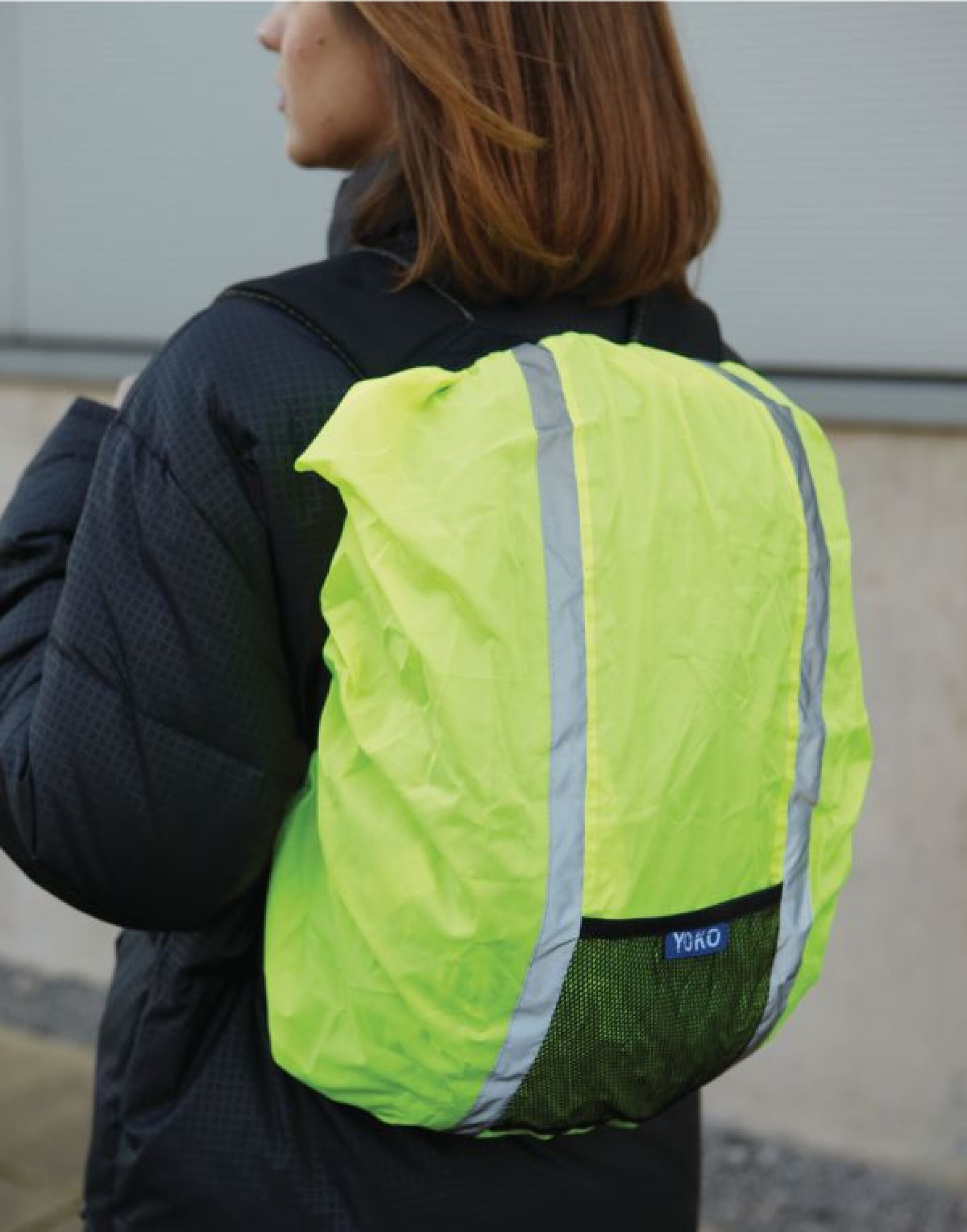 HVW068 Hi-Vis Rucksack Cover Hi-Vis Yellow