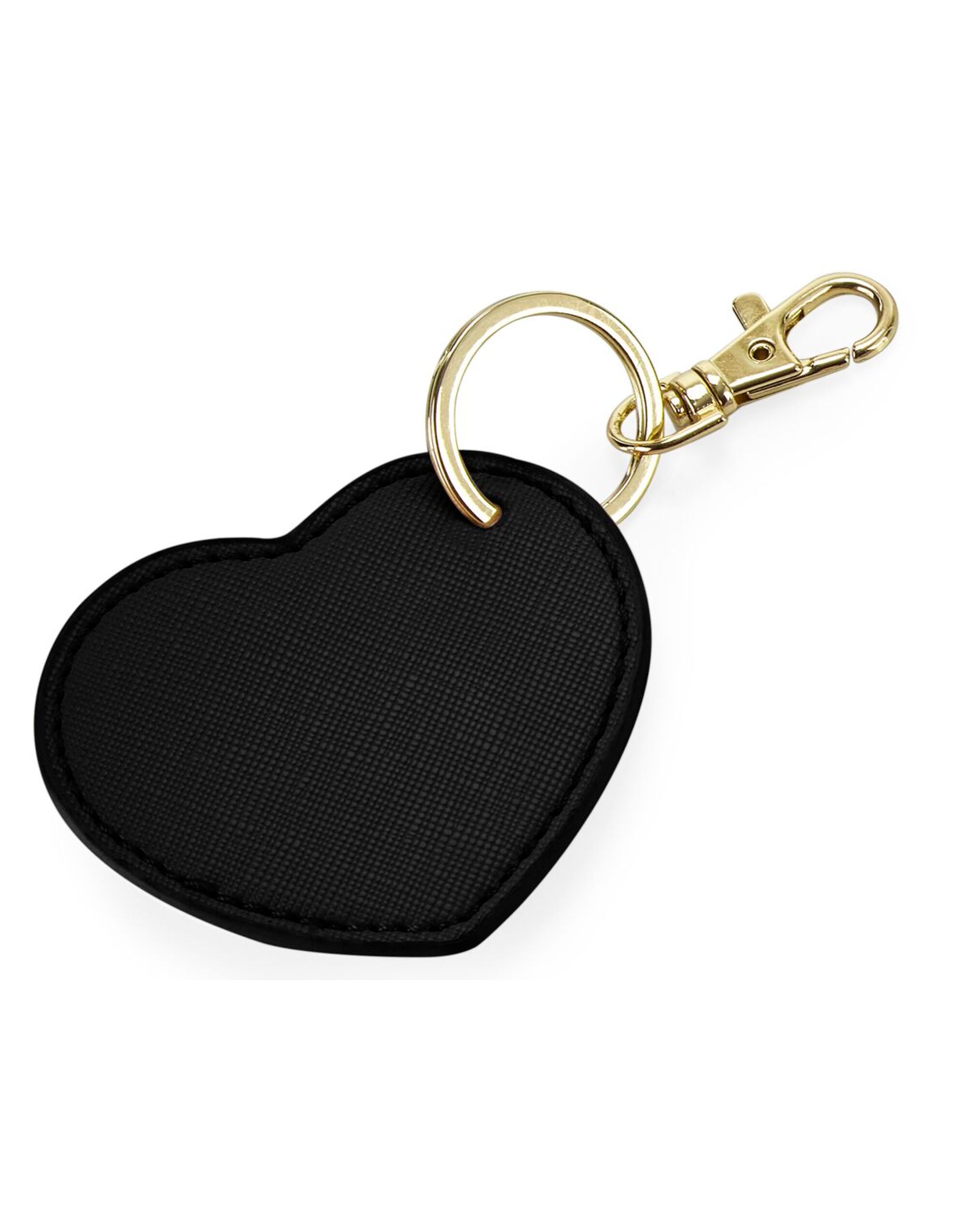 BG746 Boutique Heart Key Clip Black