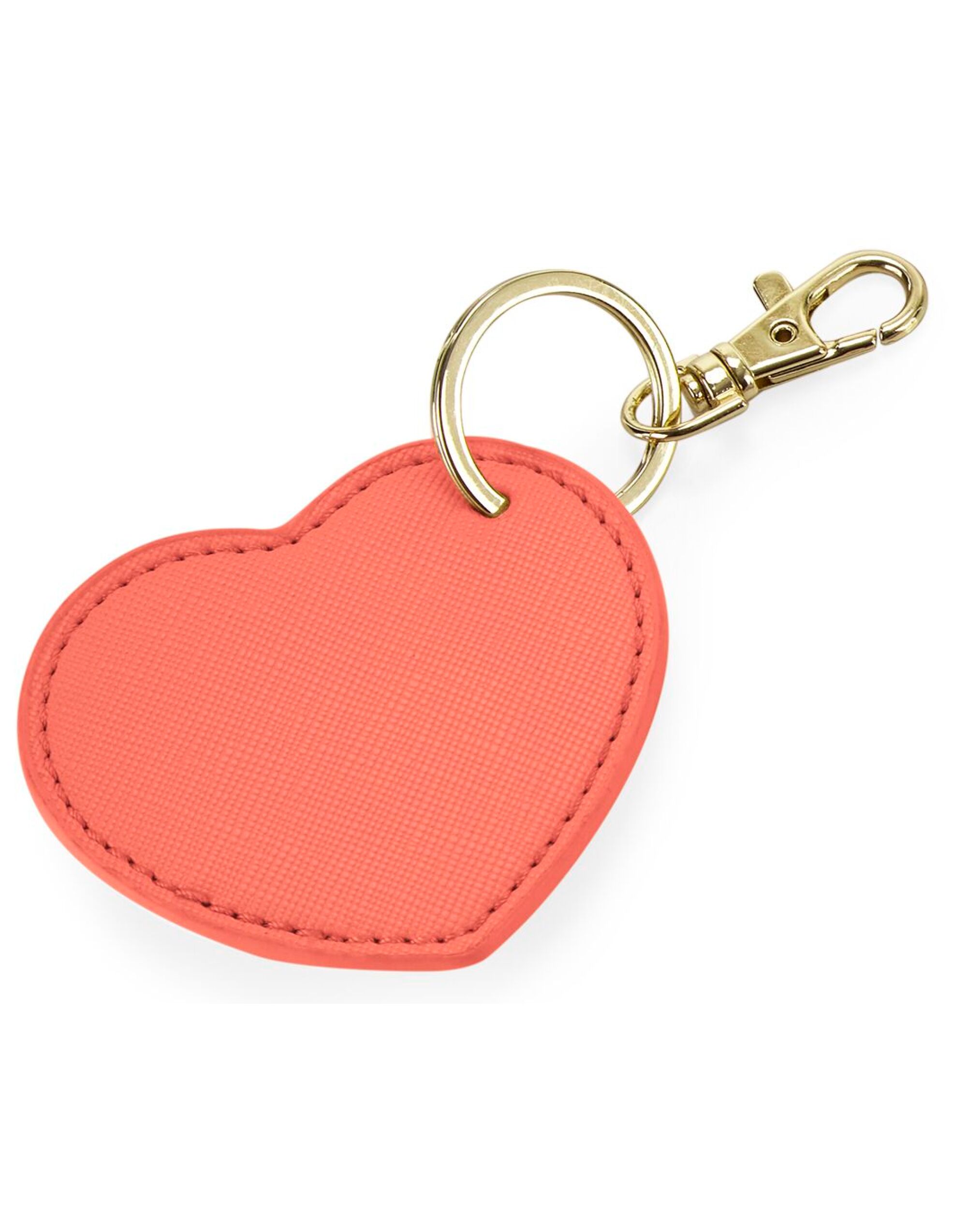 BG746 Boutique Heart Key Clip Coral