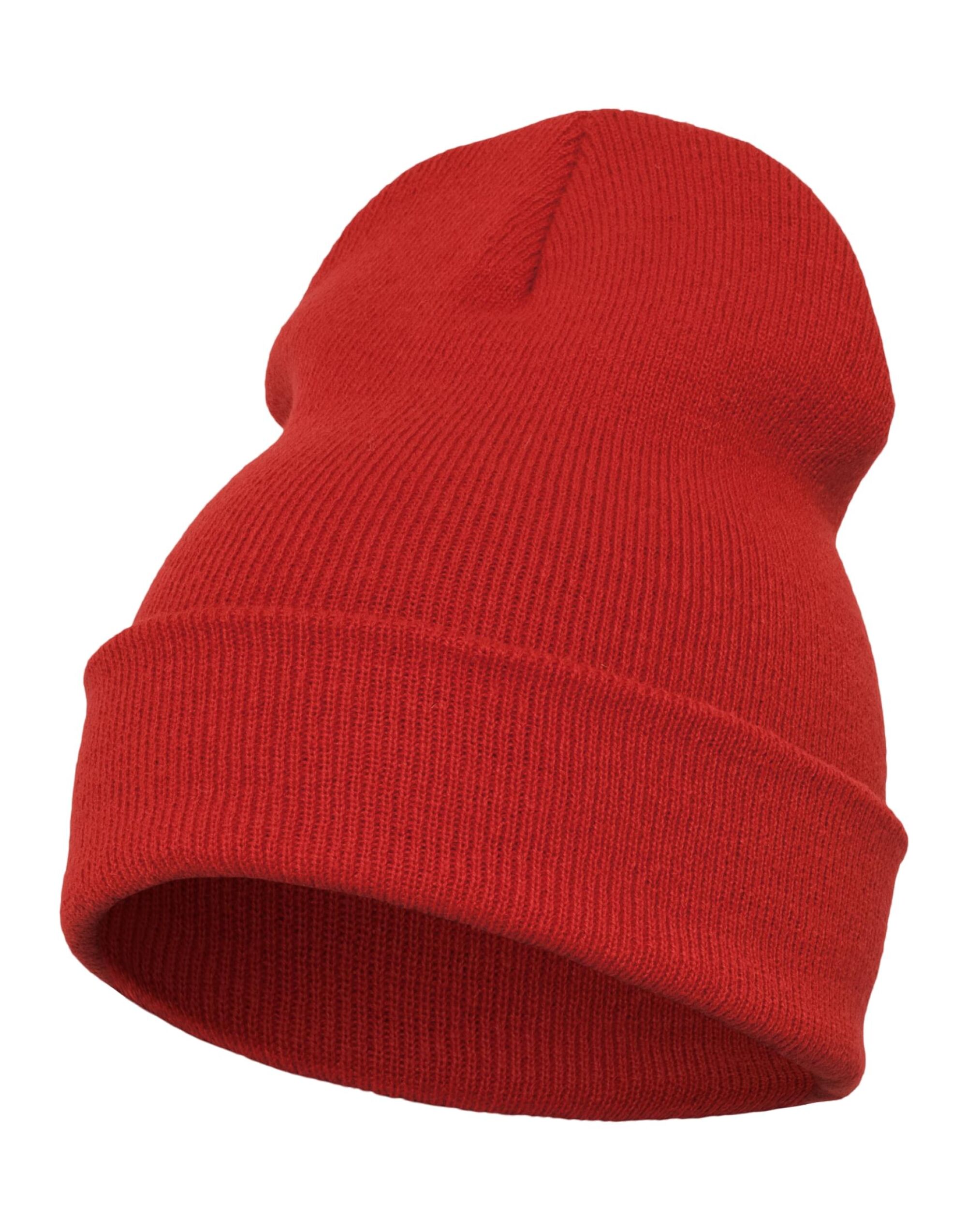 1501KC YP Cuffed Knit Beanie Red