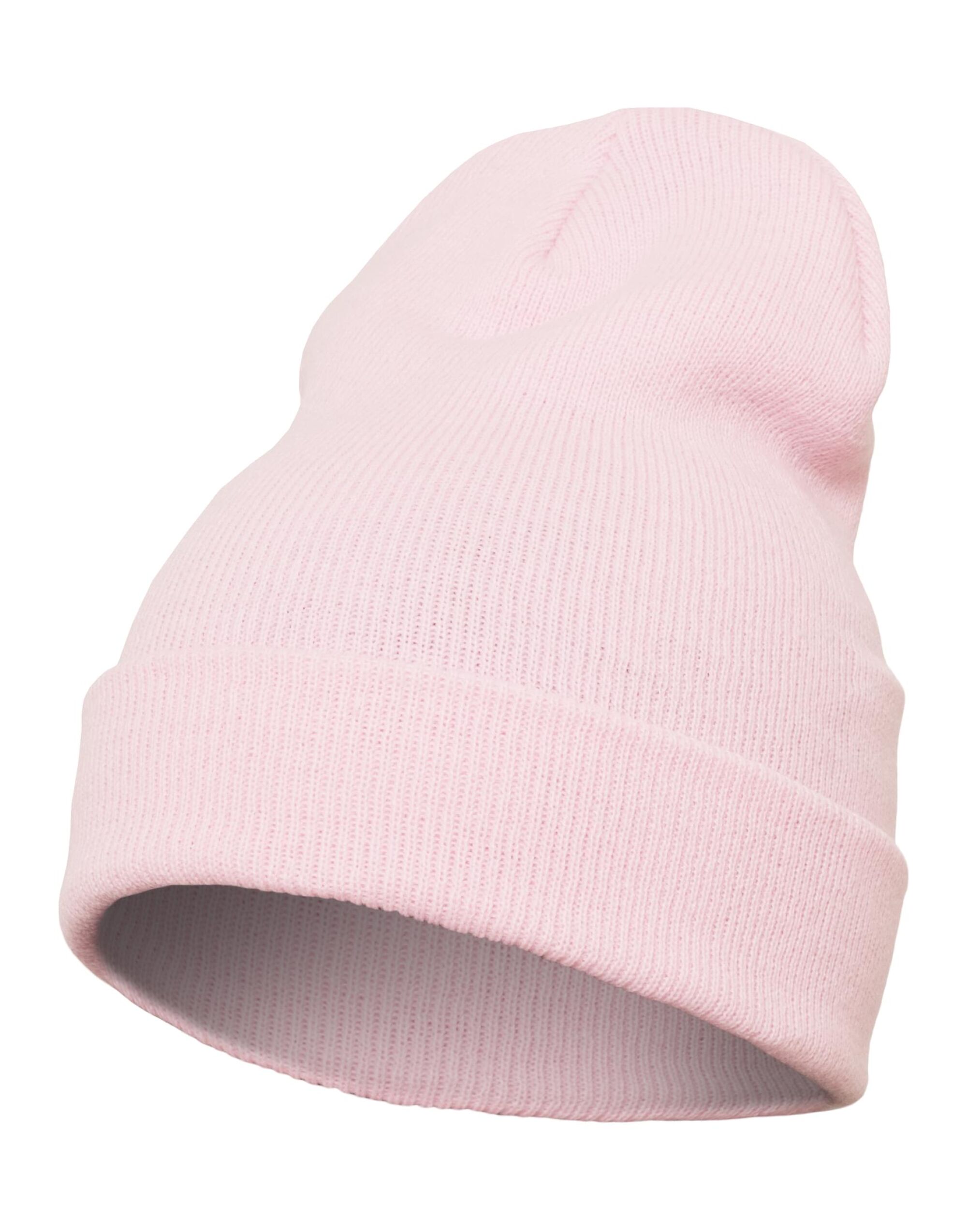 1501KC YP Cuffed Knit Beanie Baby Pink
