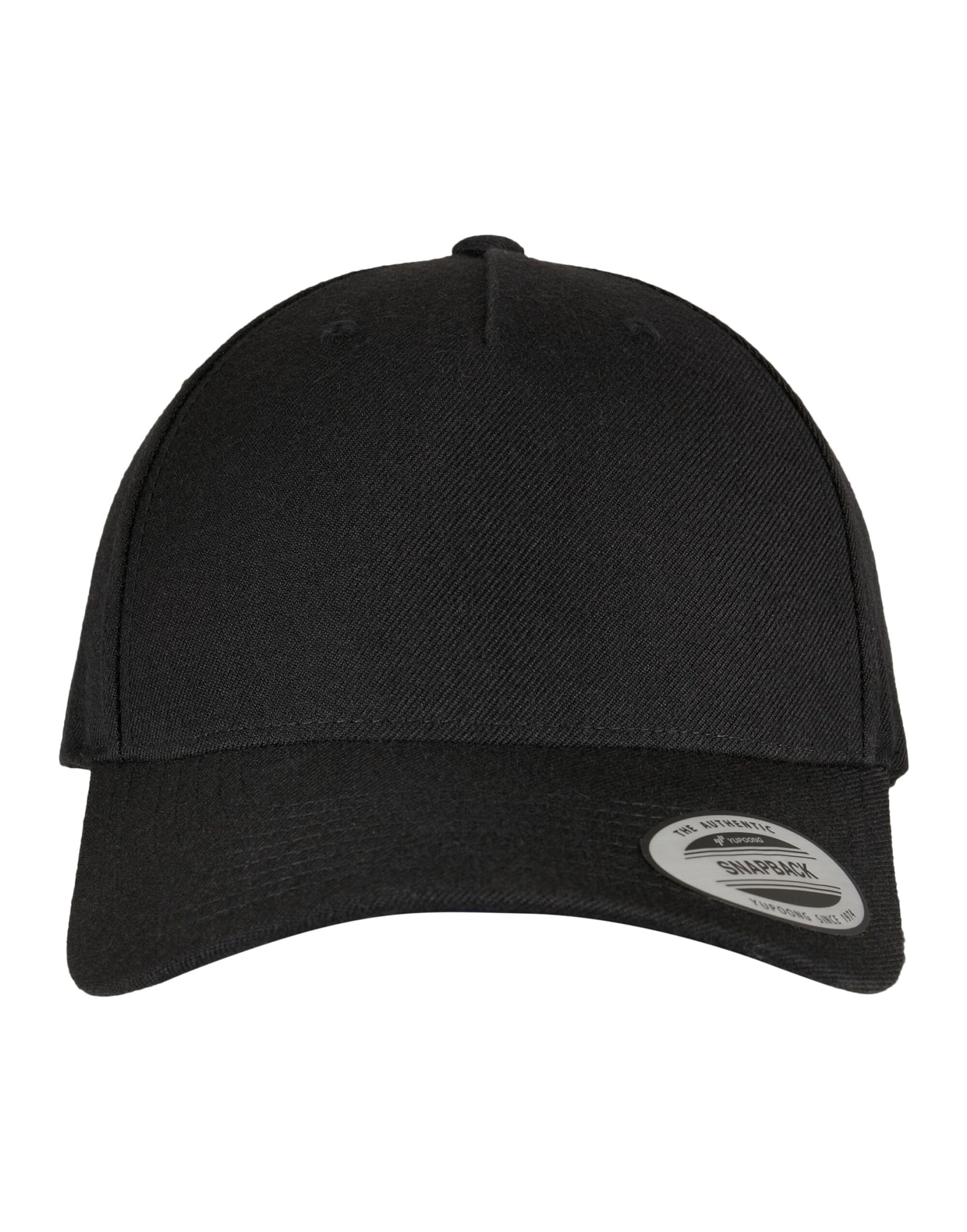 5789M YP Classics 5 Panel Premium Cap Black