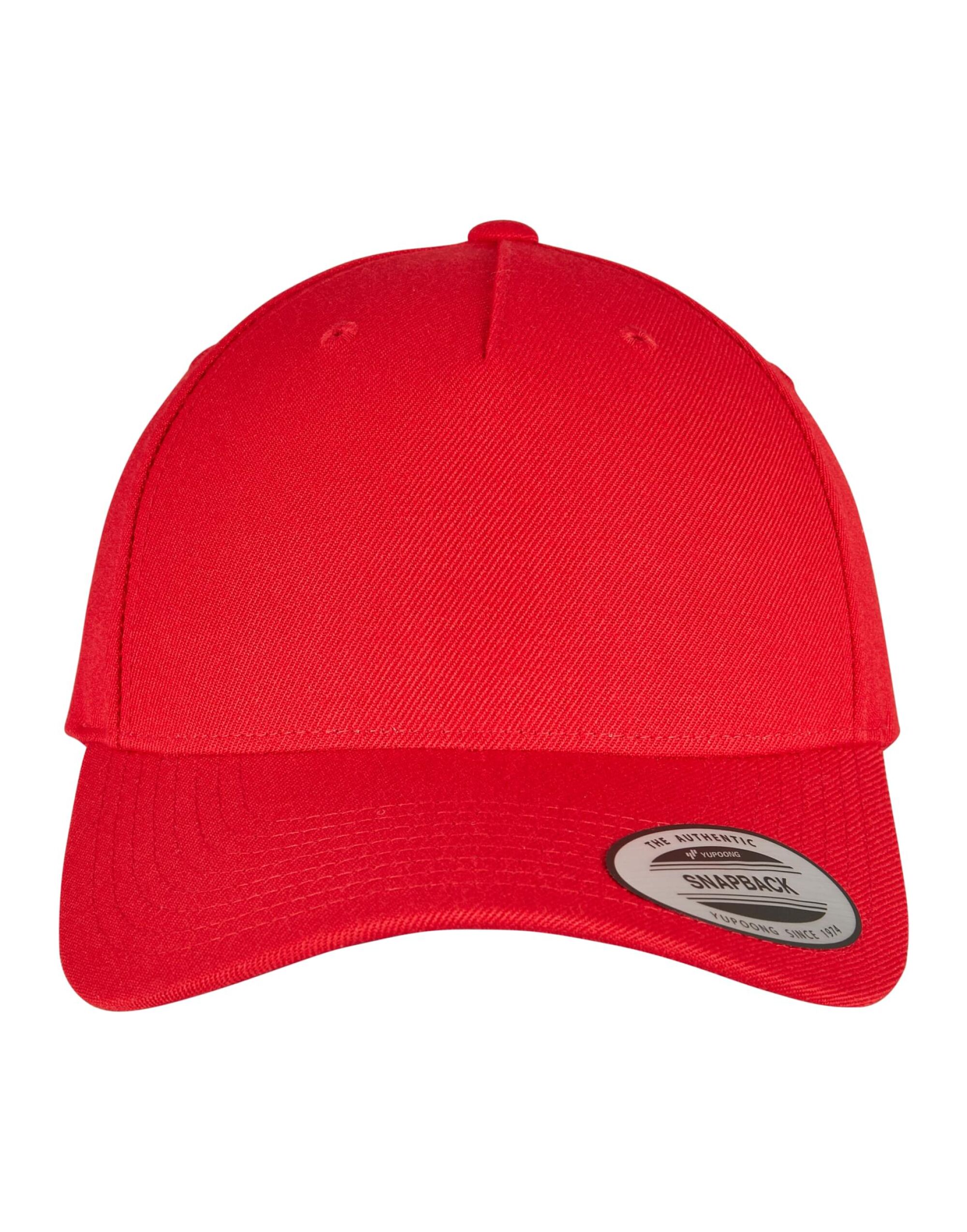 5789M YP Classics 5 Panel Premium Cap Red