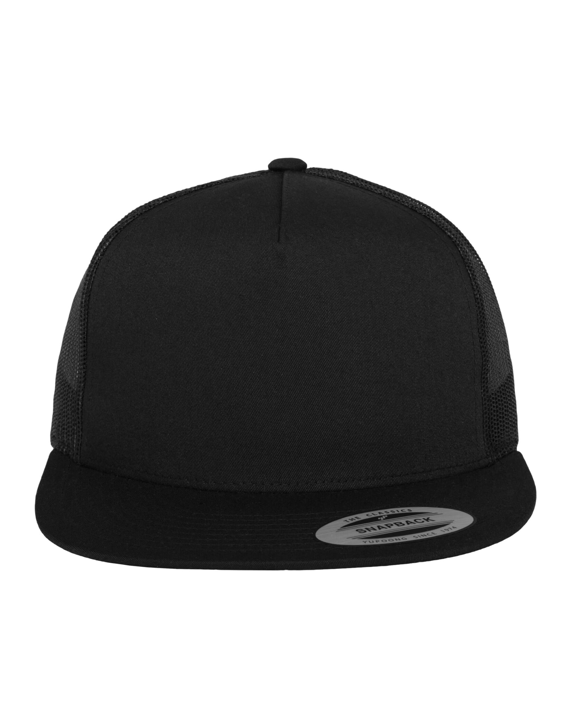 6006 Classic Trucker Cap Black