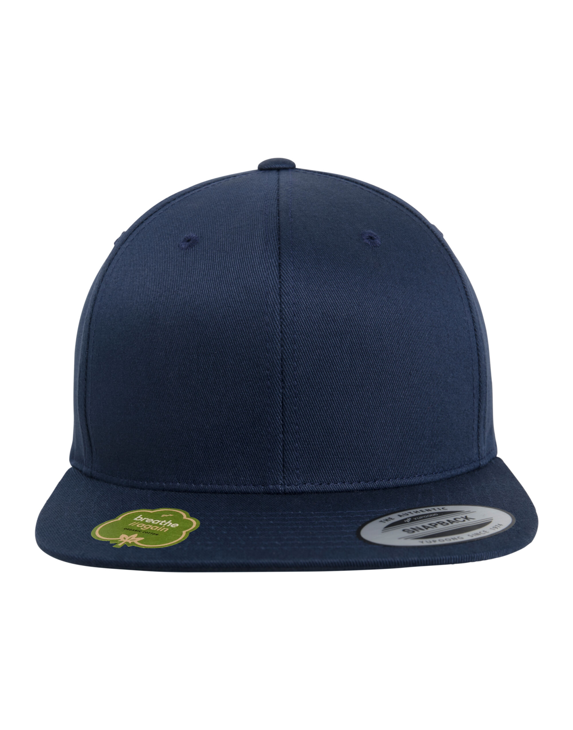 6089OC Organic Cotton Snapback Navy