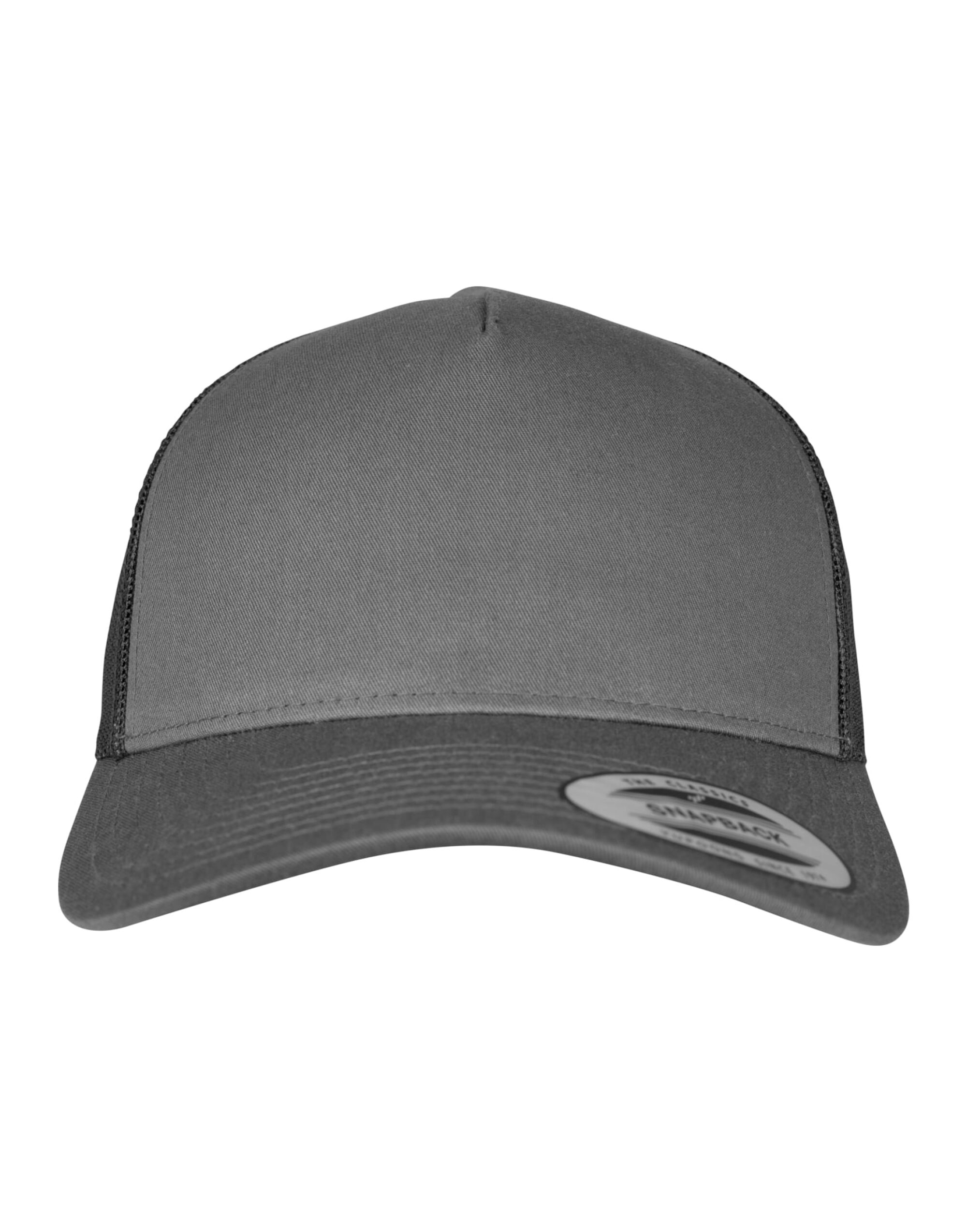 6506 5 Panel Retro Trucker Cap Charcoal