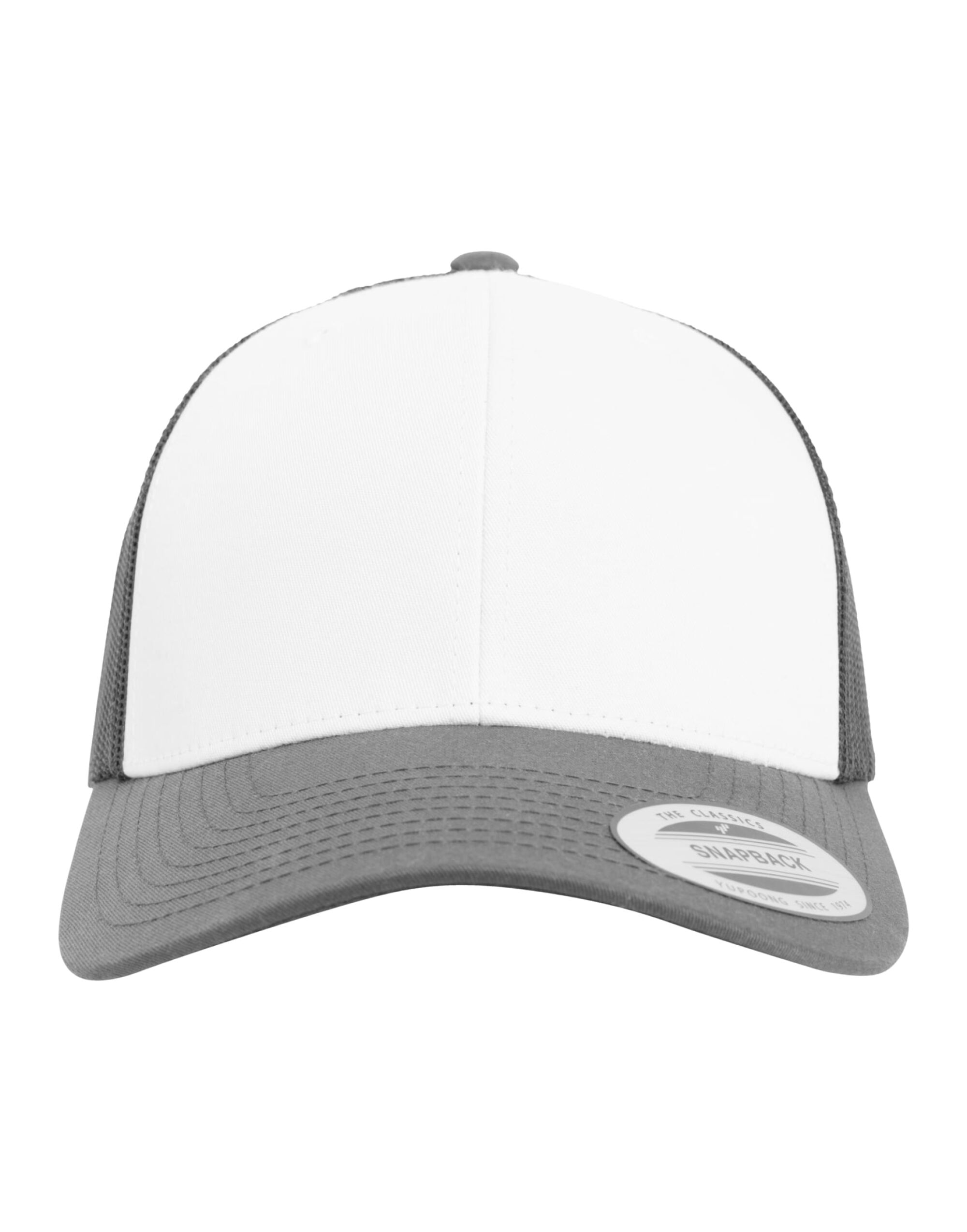6606CF Retro Trucker Colored Front Dark Grey/White/Dark Grey