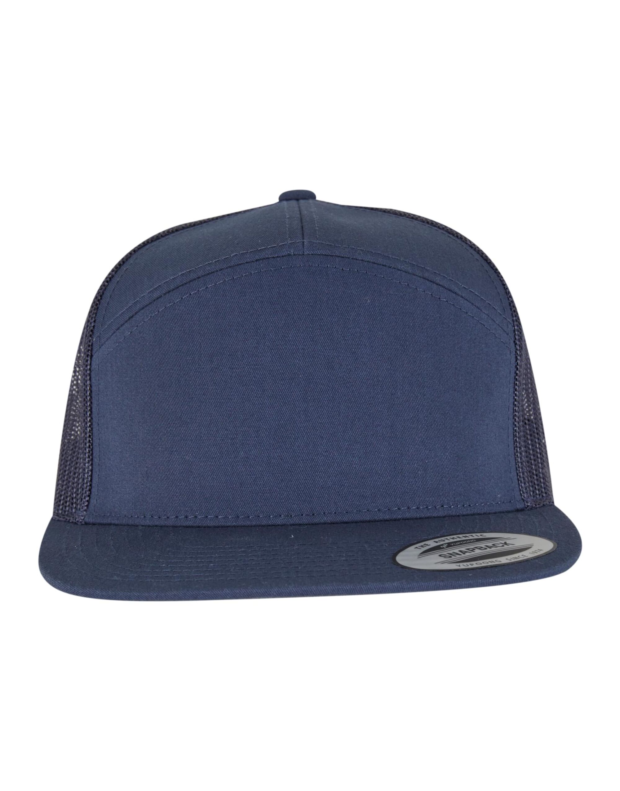 9294 7 Panel Classic Trucker Cap Navy/Navy