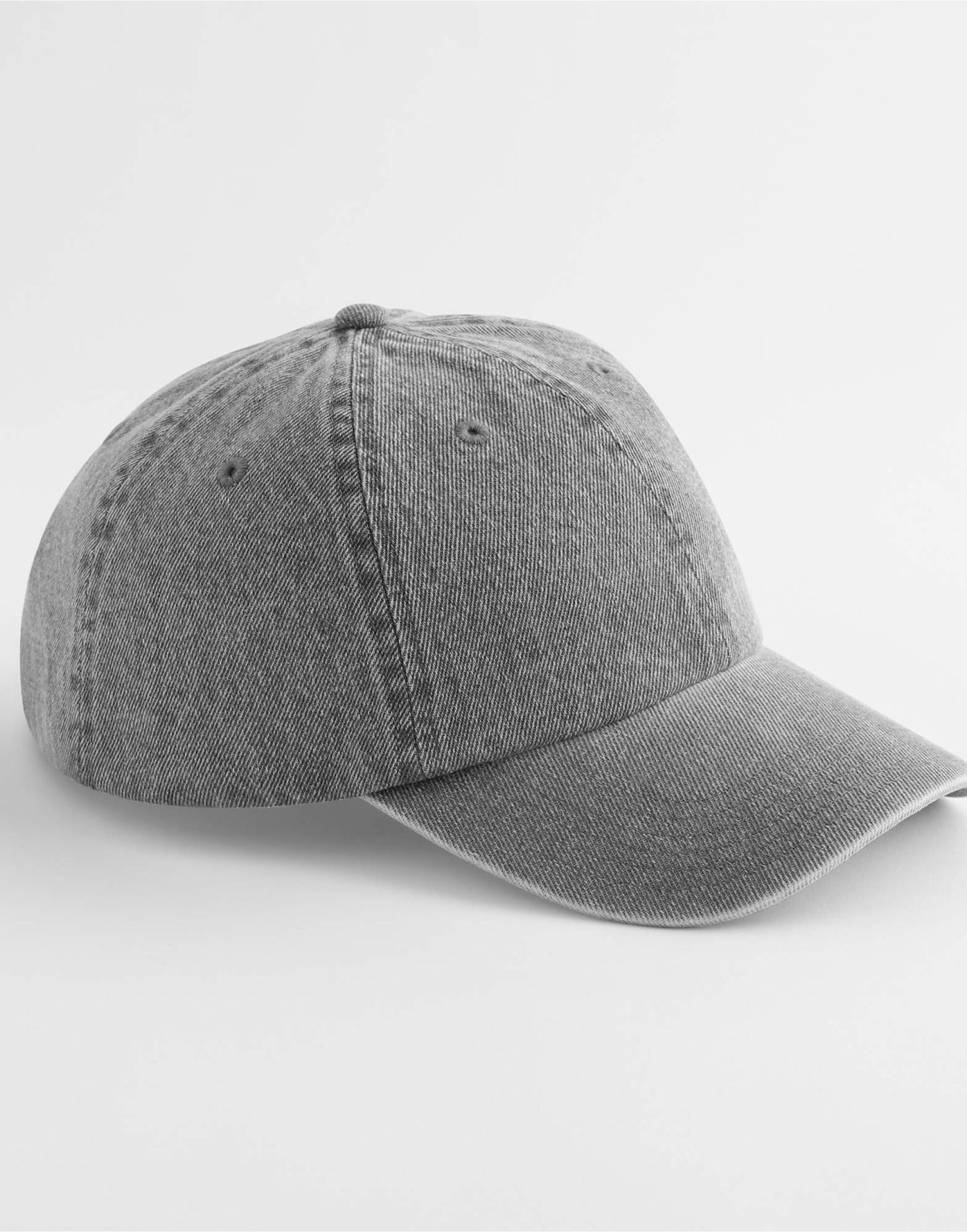B105 Denim Cap Acid Grey