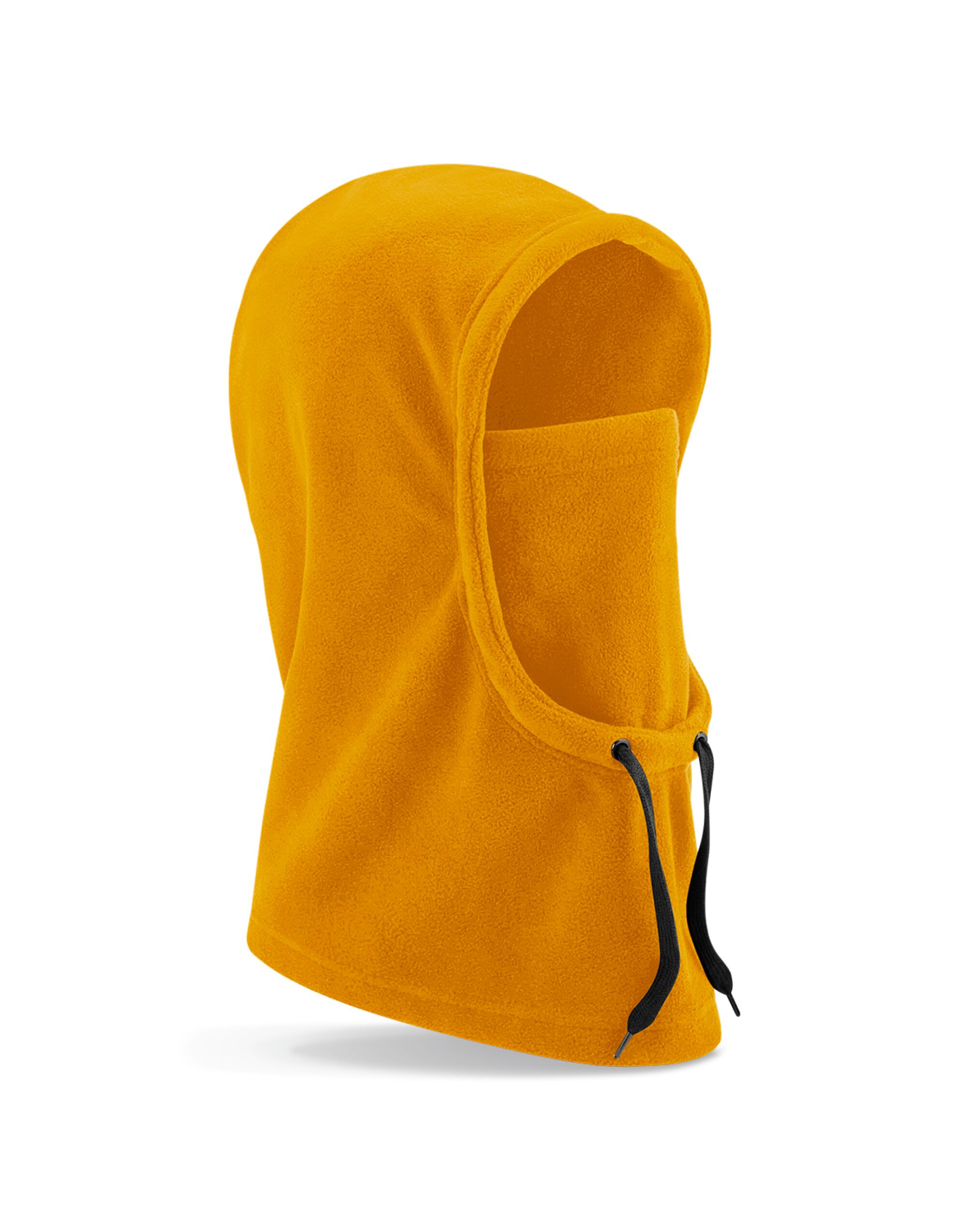 B282R Recycled Fleece Hood Mustard