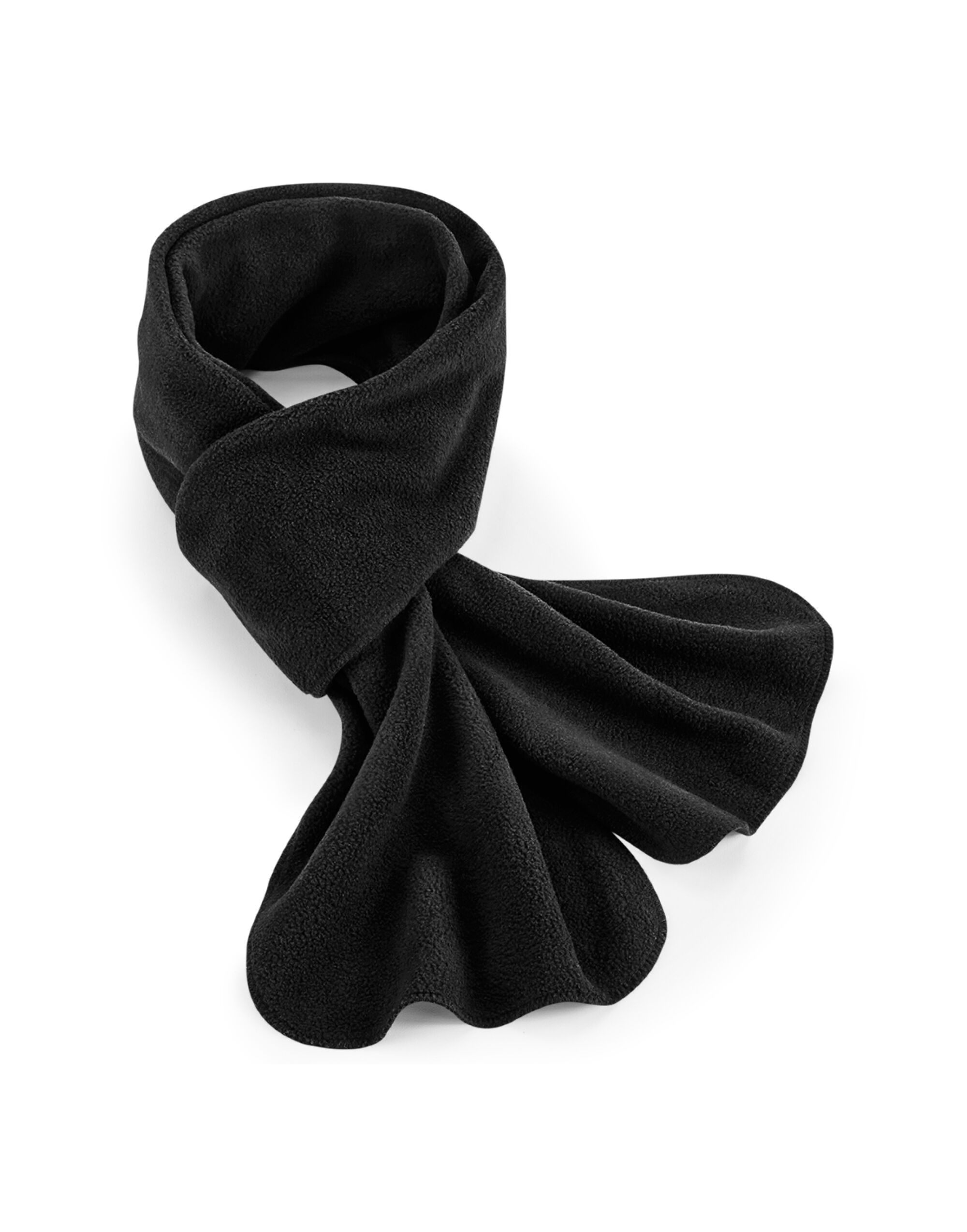 B293R Recycled Fleece Scarf Black