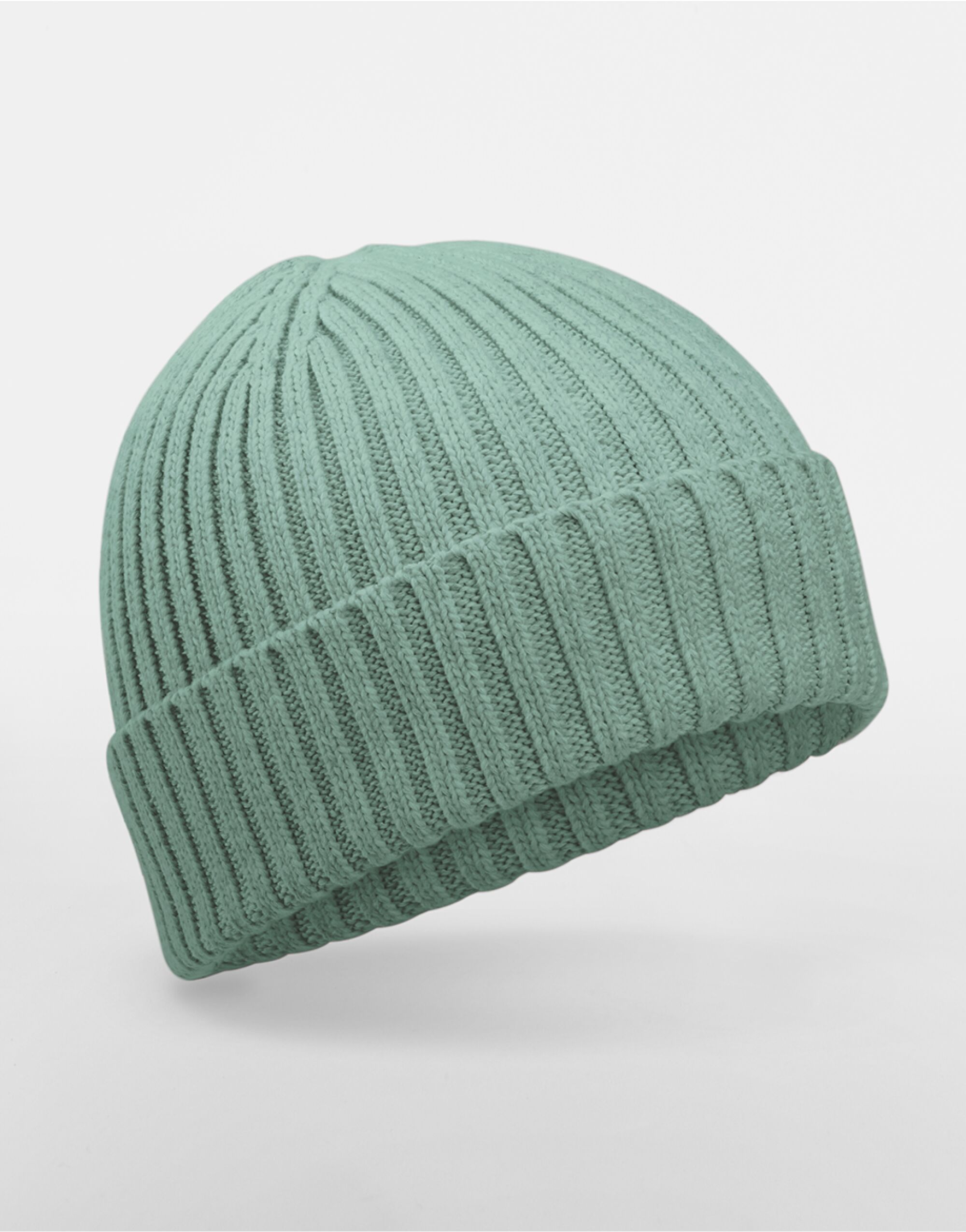 B341B Organic Cotton Kids Beanie Dusty Green