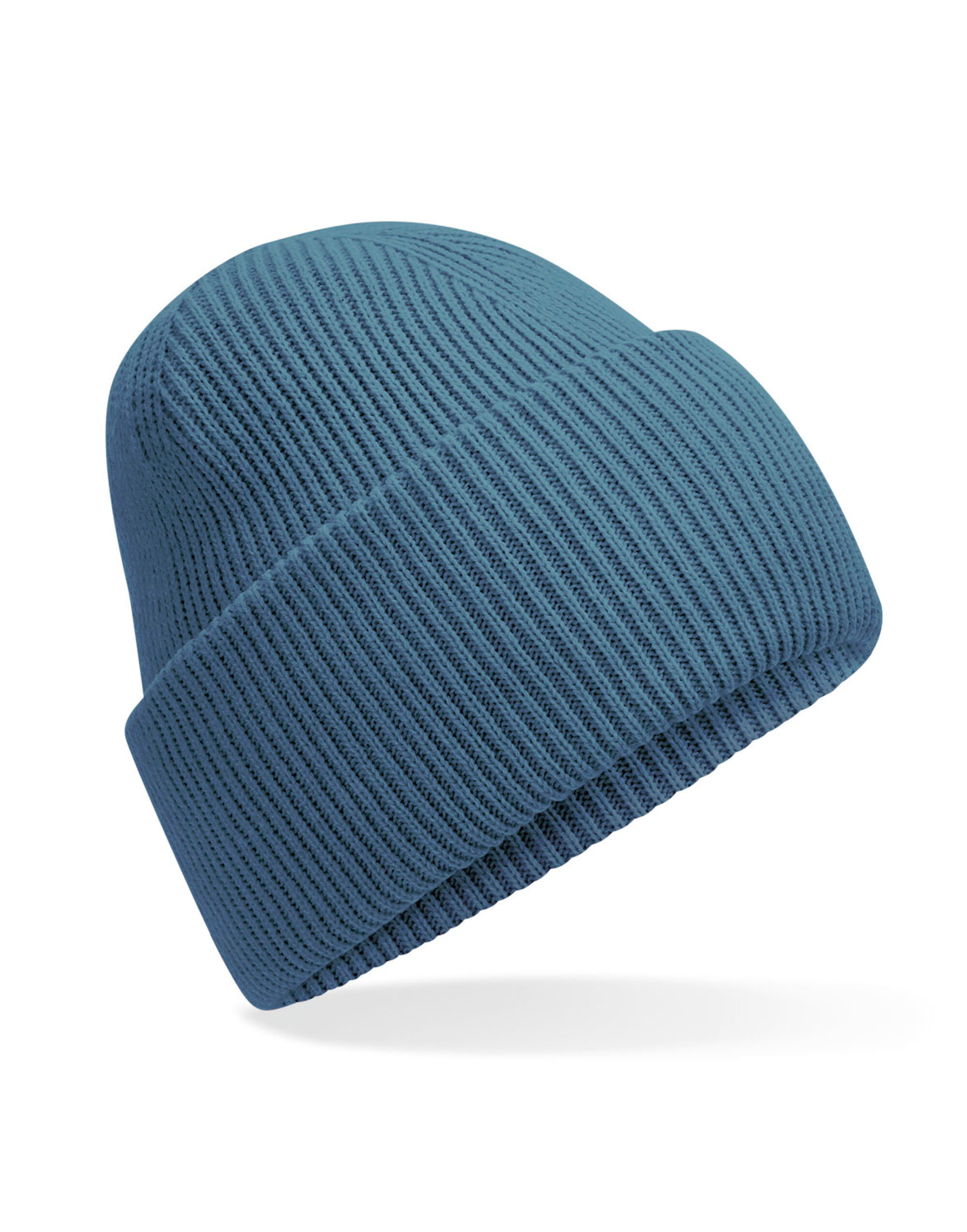 B385R Classic Deep Cuffed Beanie Airforce Blue
