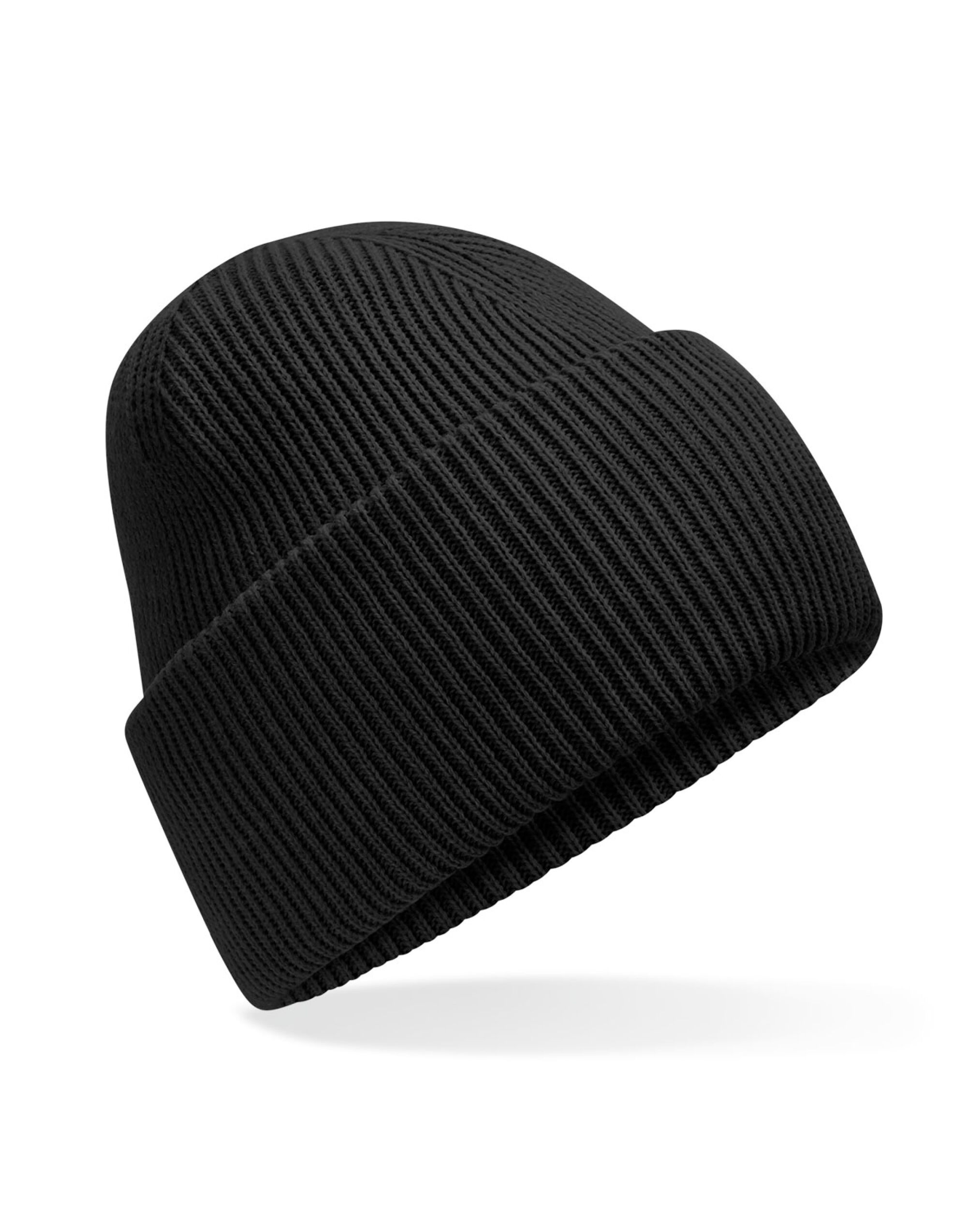 B385R Classic Deep Cuffed Beanie Black