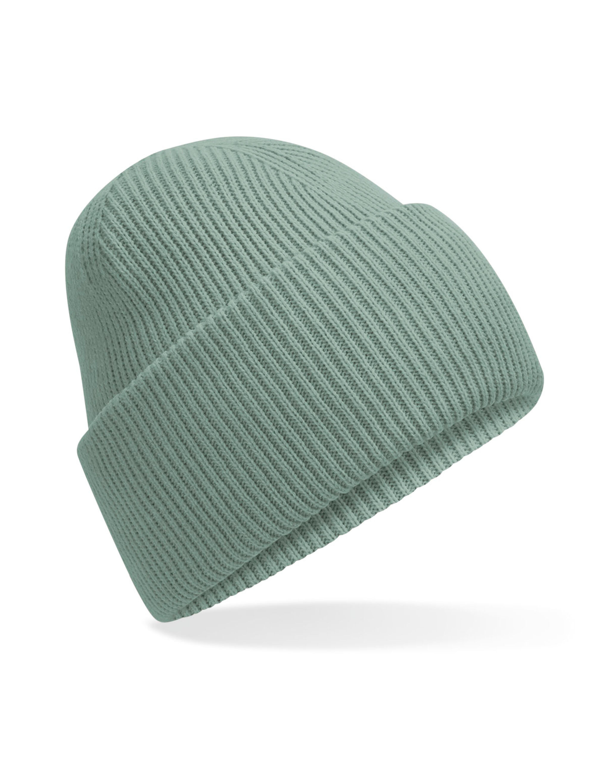 B385R Classic Deep Cuffed Beanie Dusty Green