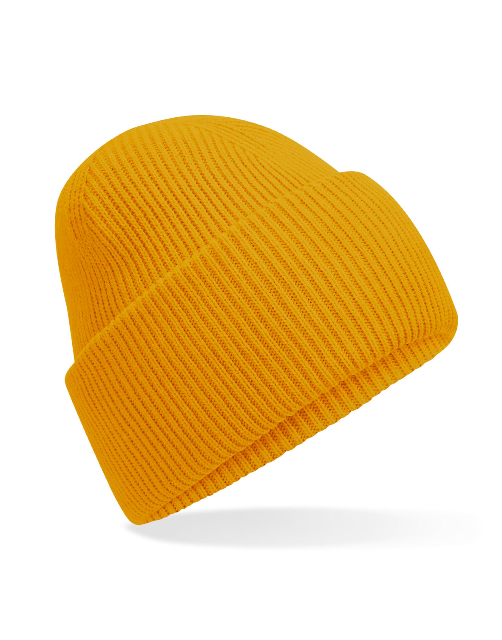 B385R Classic Deep Cuffed Beanie Mustard