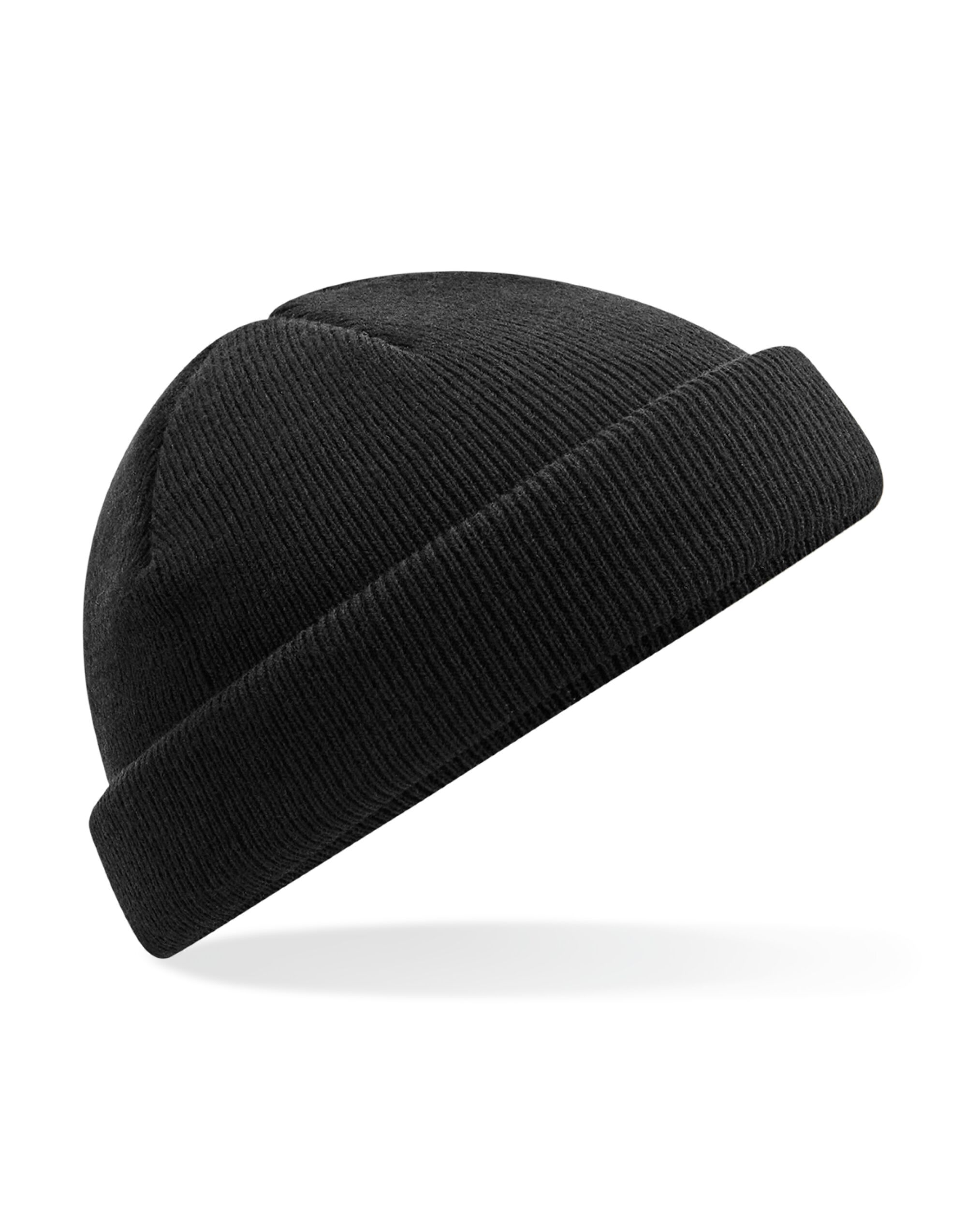 B43R Recycled Mini Fisherman Beanie Black