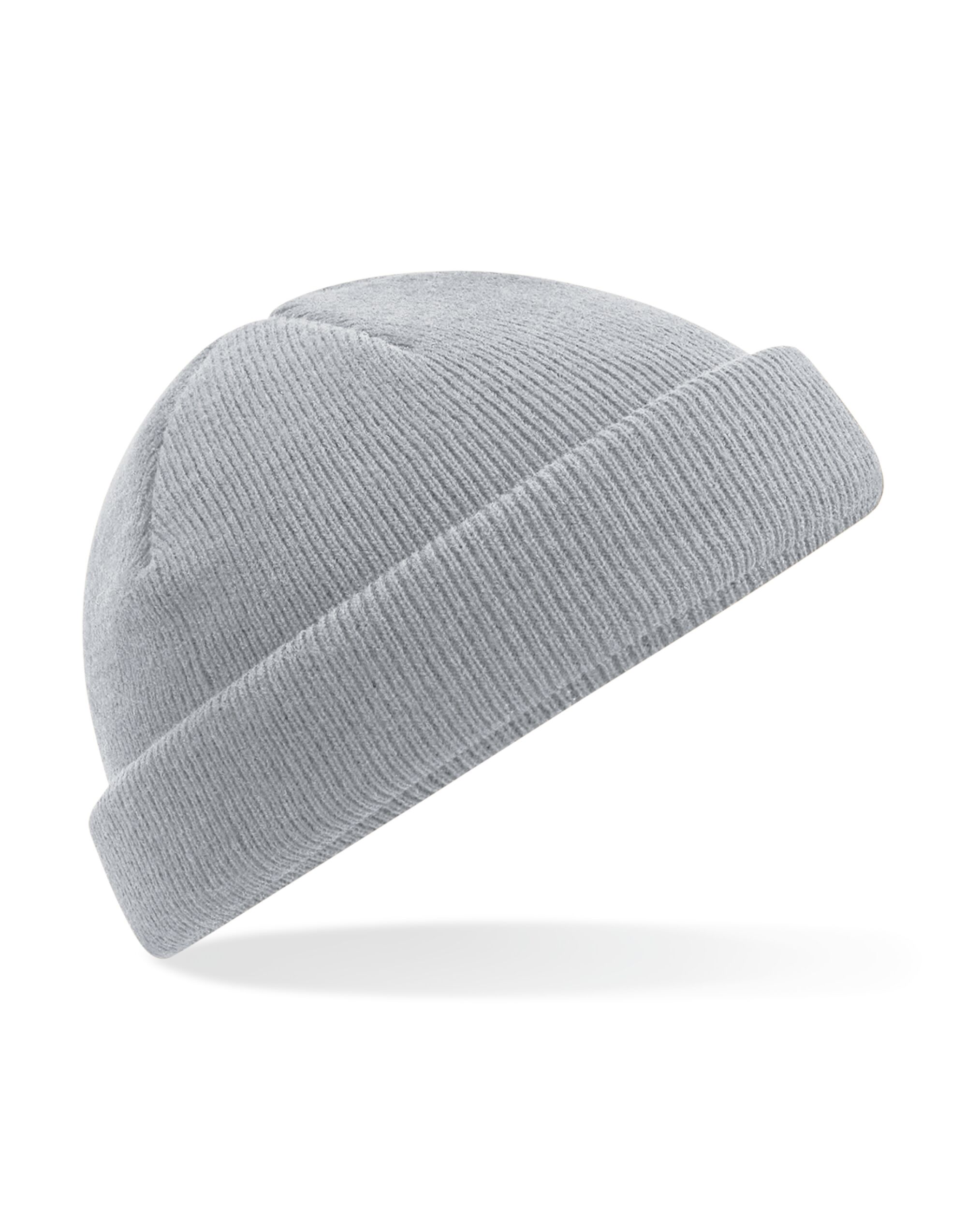B43R Recycled Mini Fisherman Beanie Light Grey