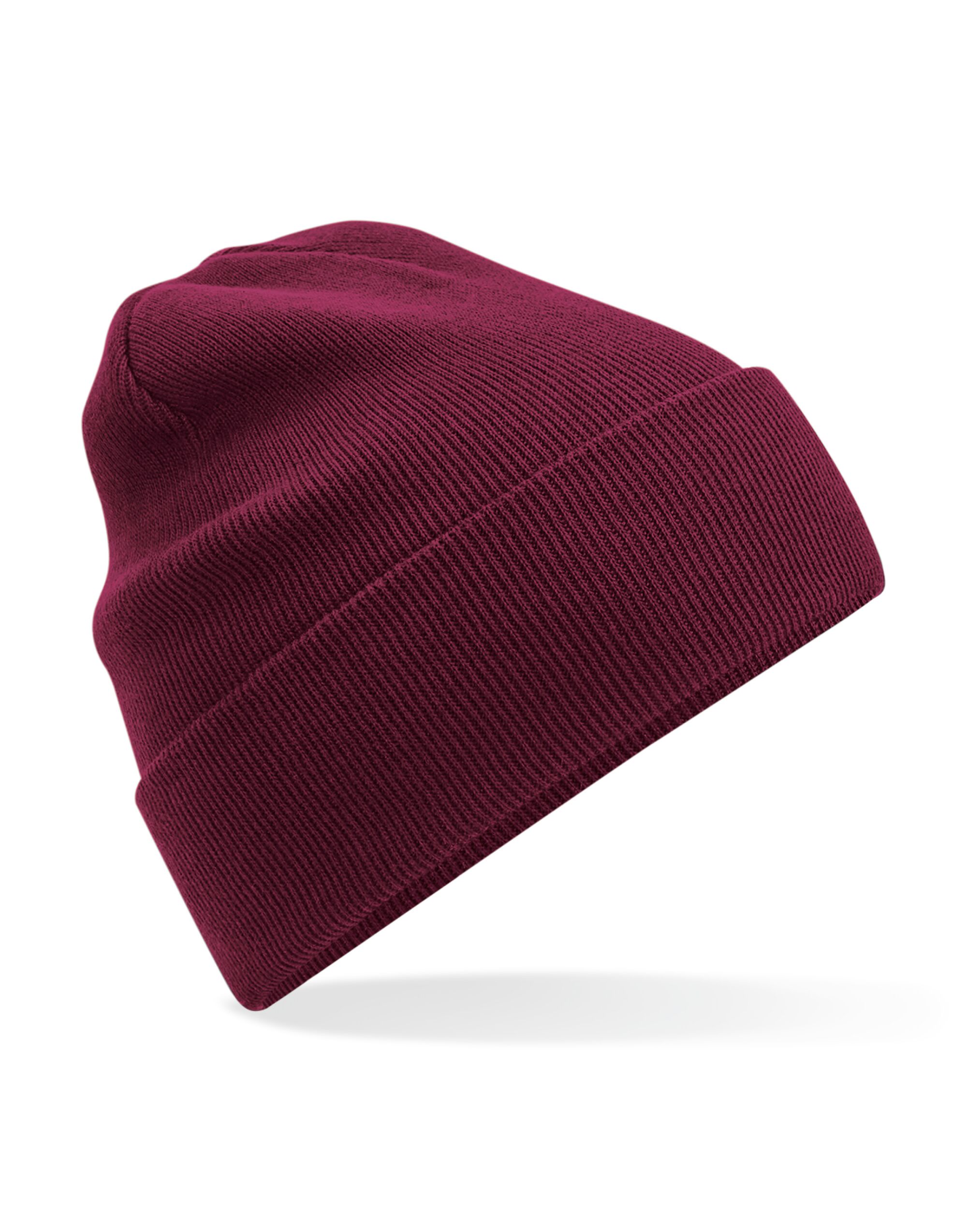 B45N Organic Cotton Original Cuffed Beanie Burgundy