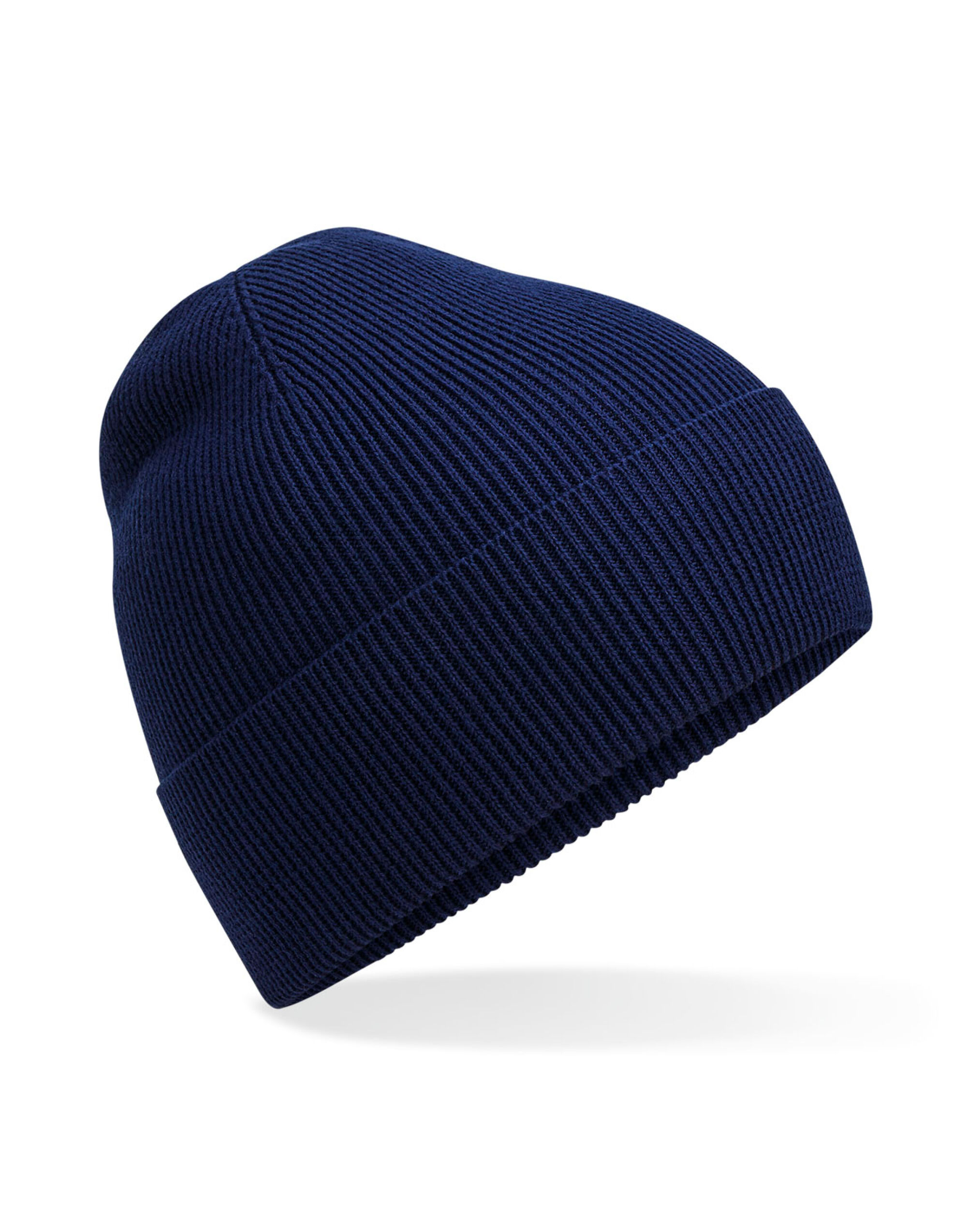 B51N Organic Cotton Fine Knit Beanie Oxford Navy