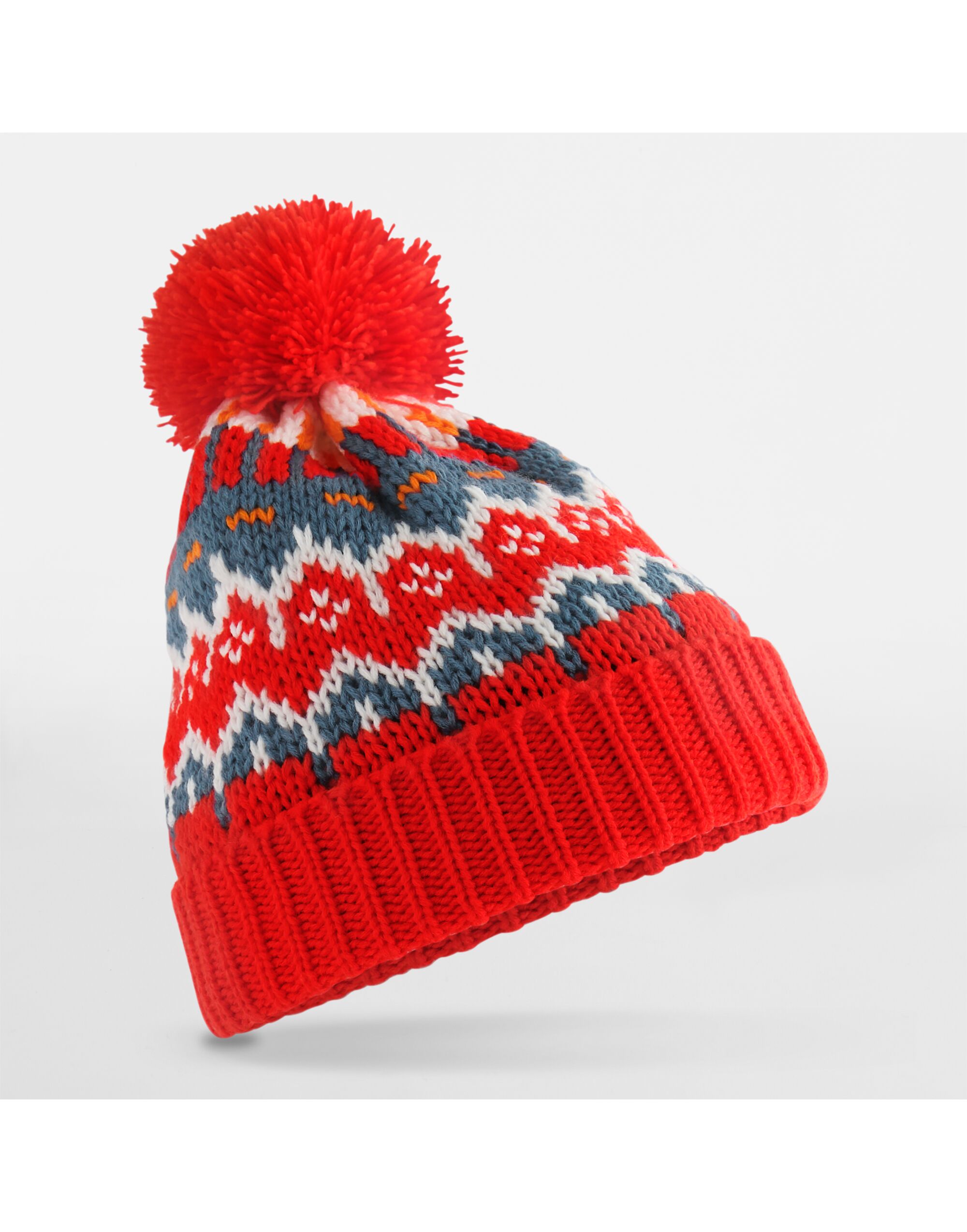 B528 Retro Ski Beanie Alpine Racer