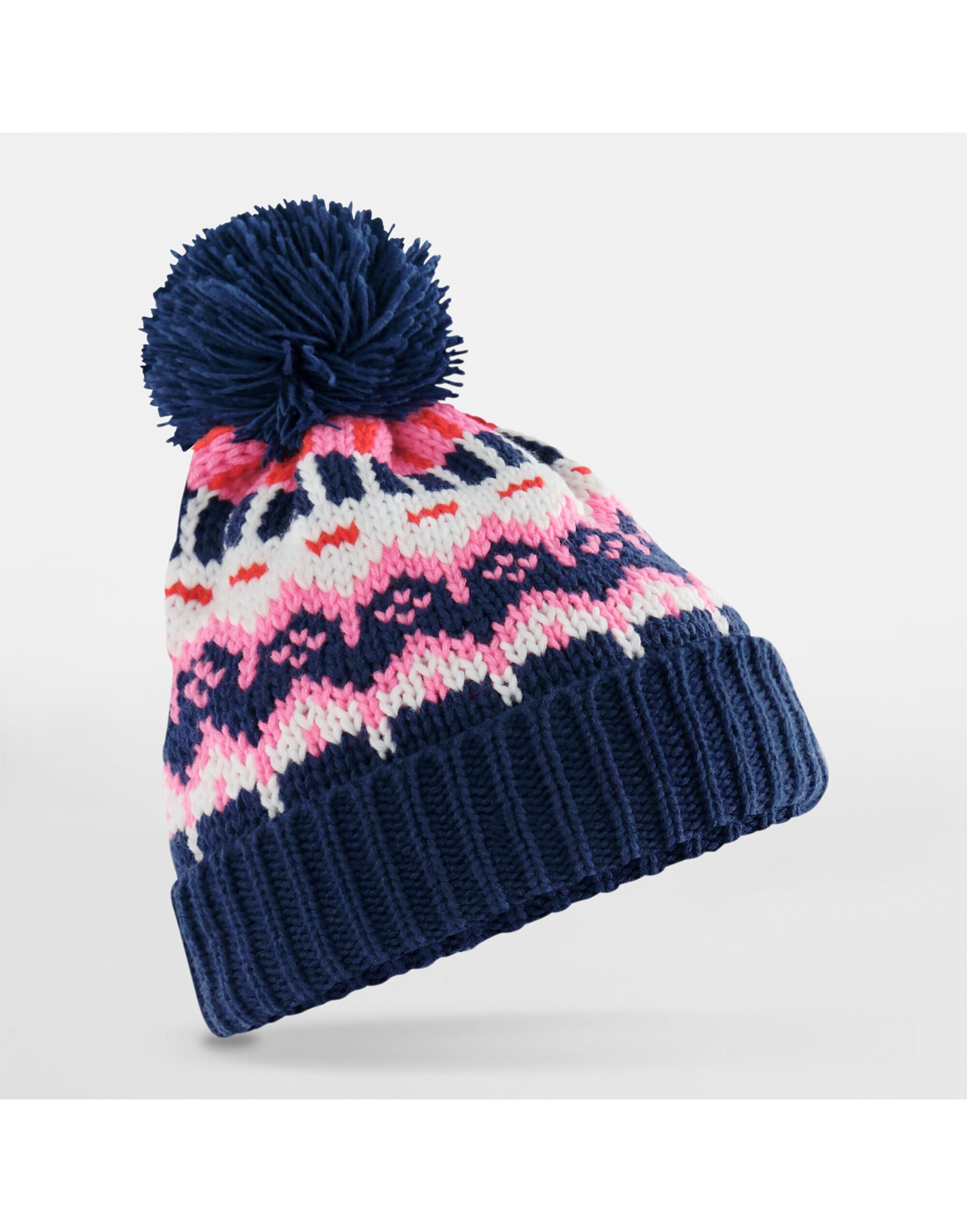 B528 Retro Ski Beanie Snow Blossom