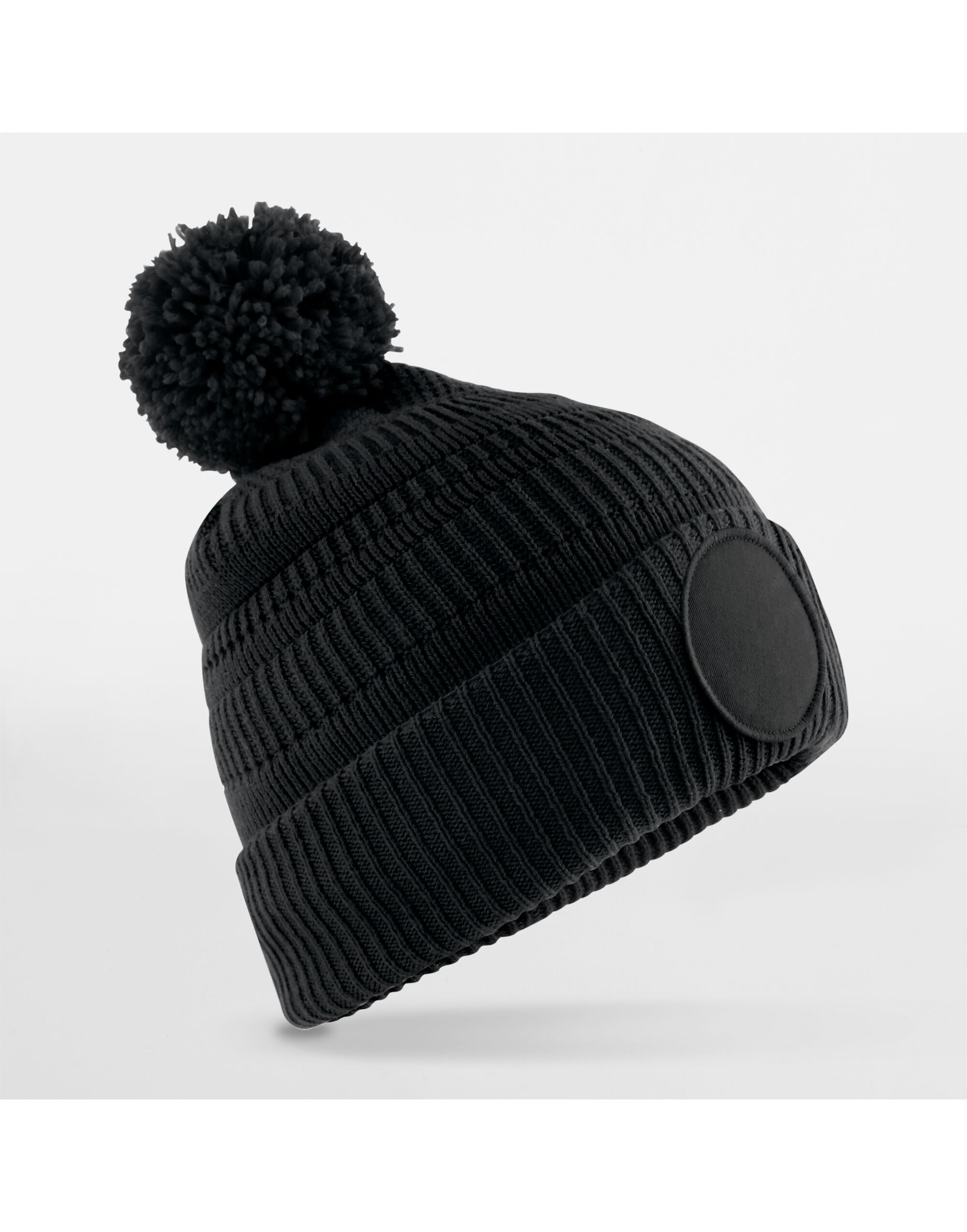 B530R Fan Patch Beanie 		_x000D_ Black
