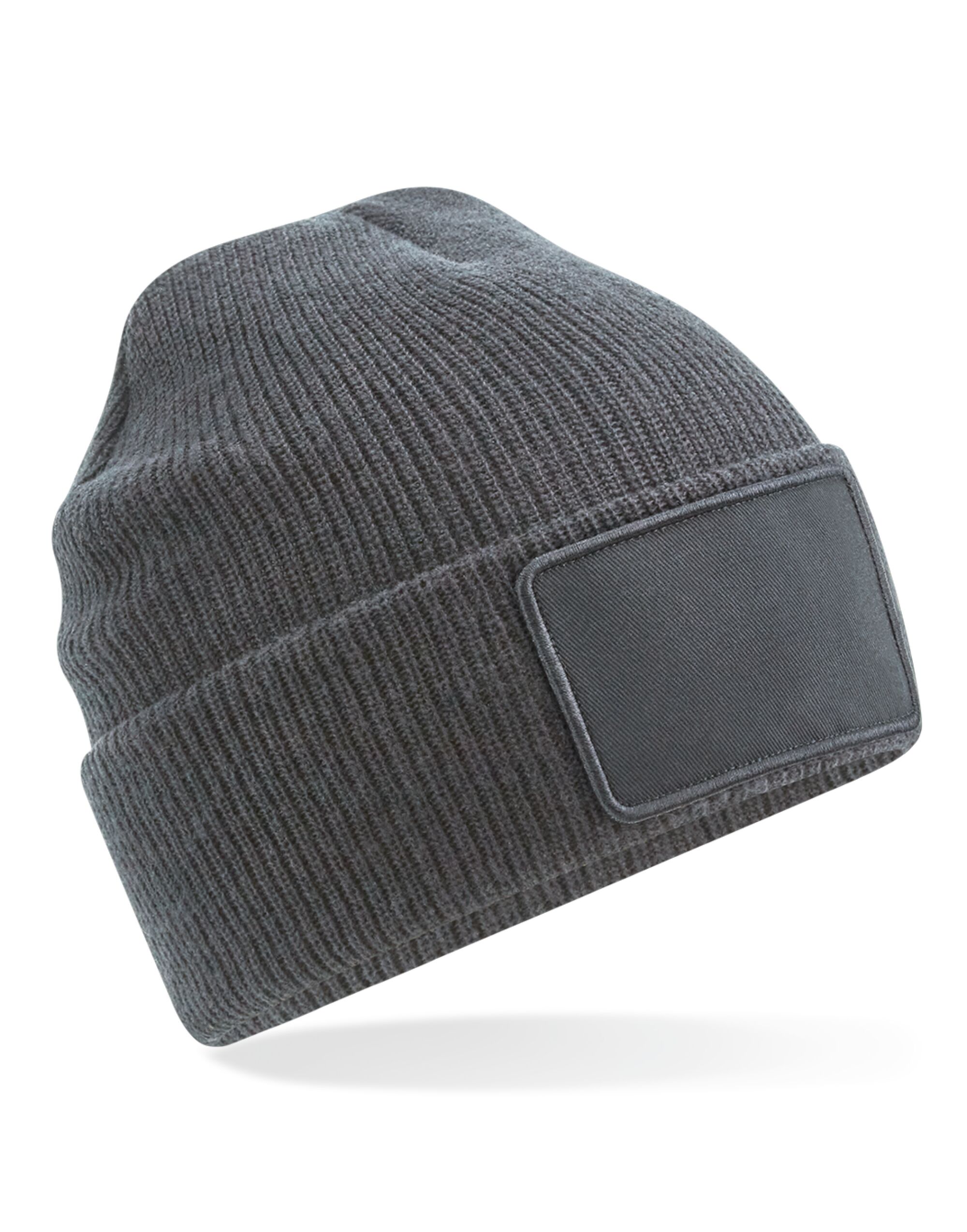 B540 Removable Patch Thinsuate™ Beanie Graphite Grey