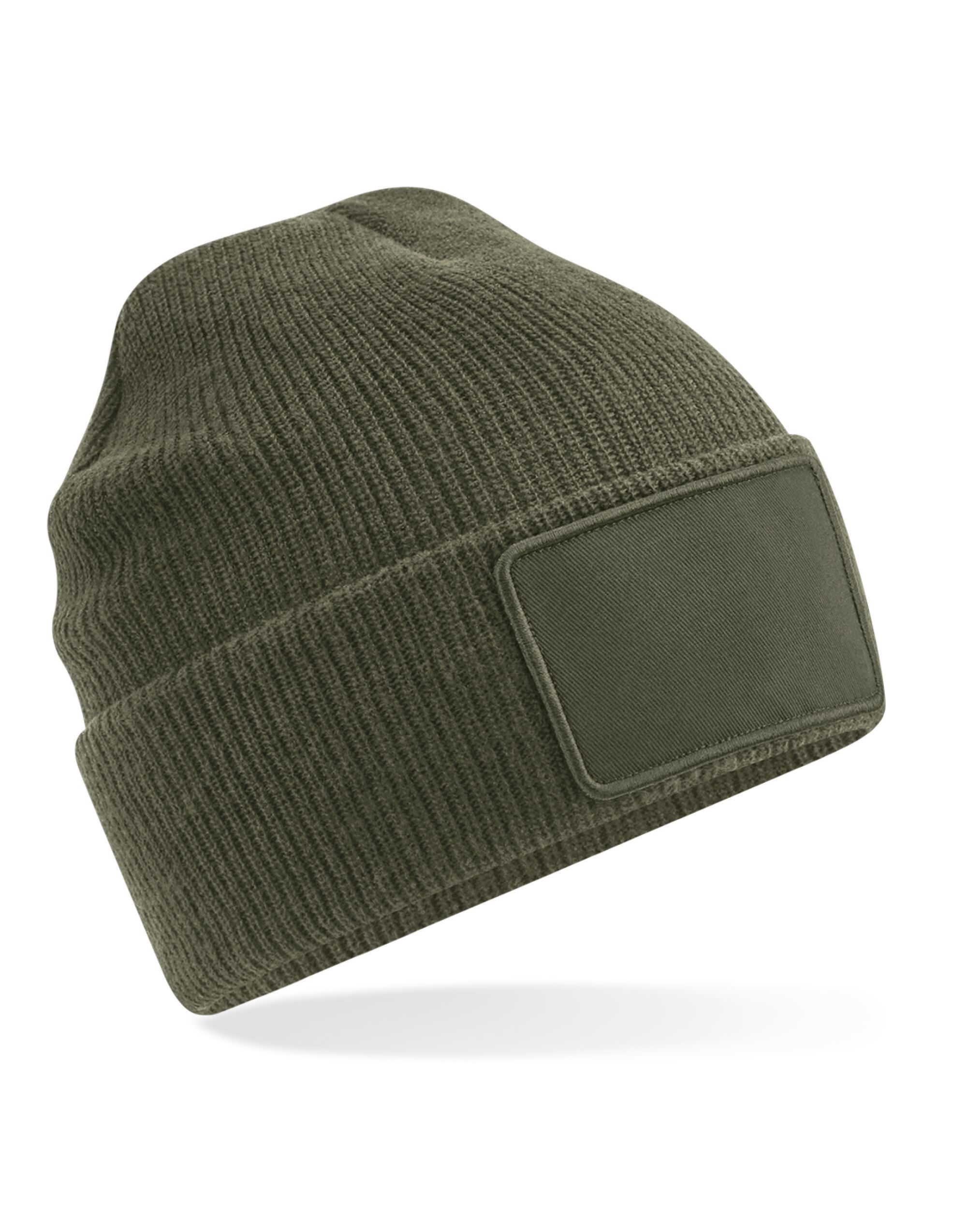 B540 Removable Patch Thinsuate™ Beanie Military Green