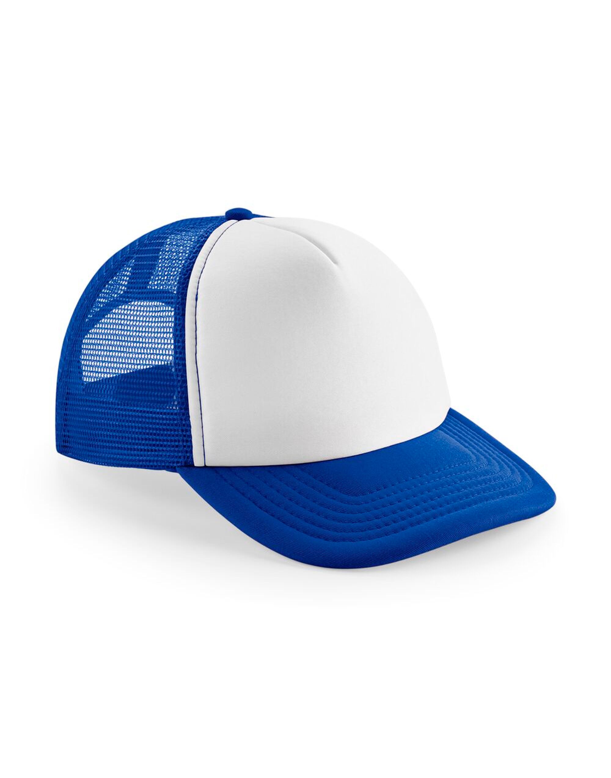 B645B Junior Vintage Snapback Trucker Bright Royal/White