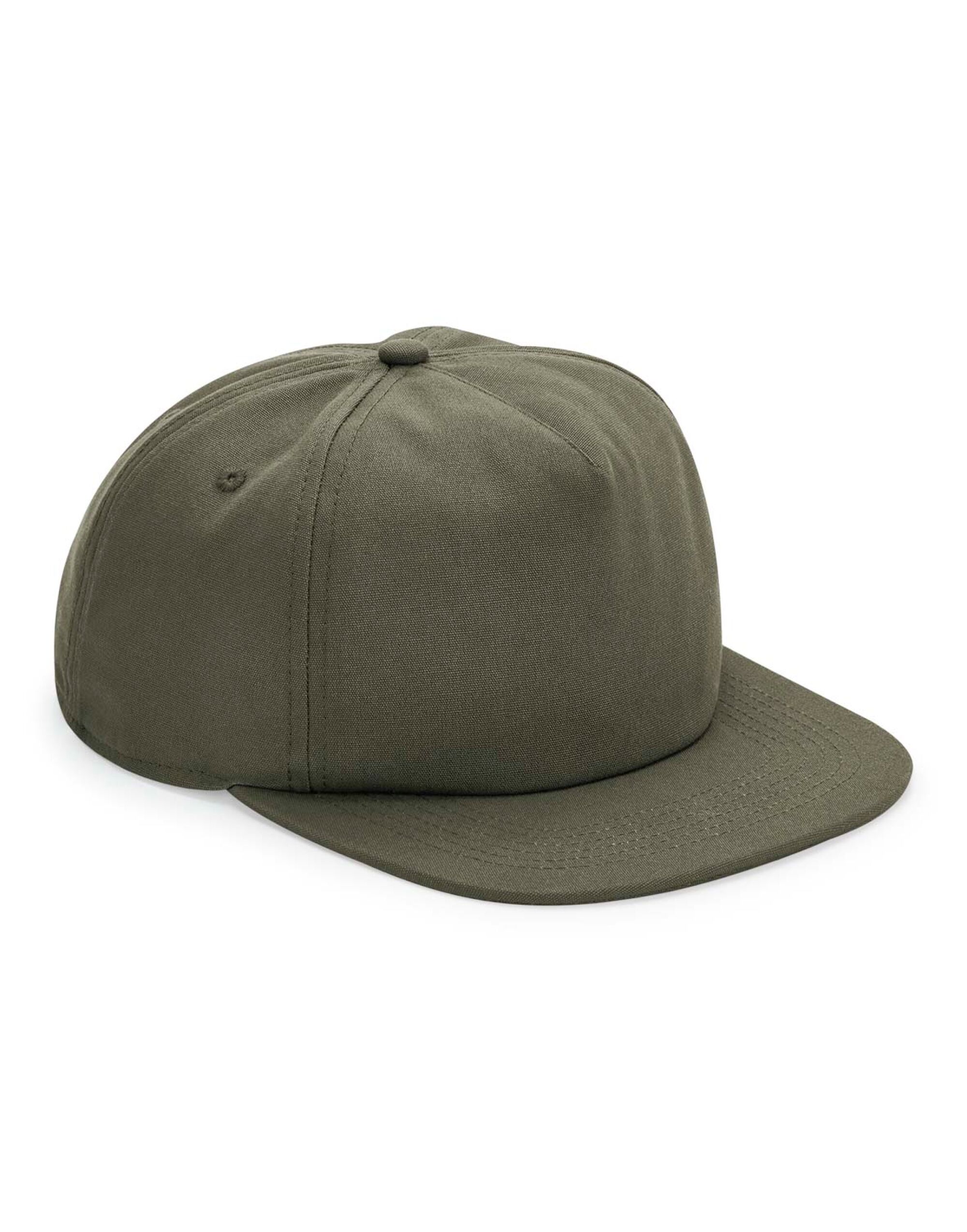 B64N Organic Cotton Unstructured 5 Panel Cap Olive