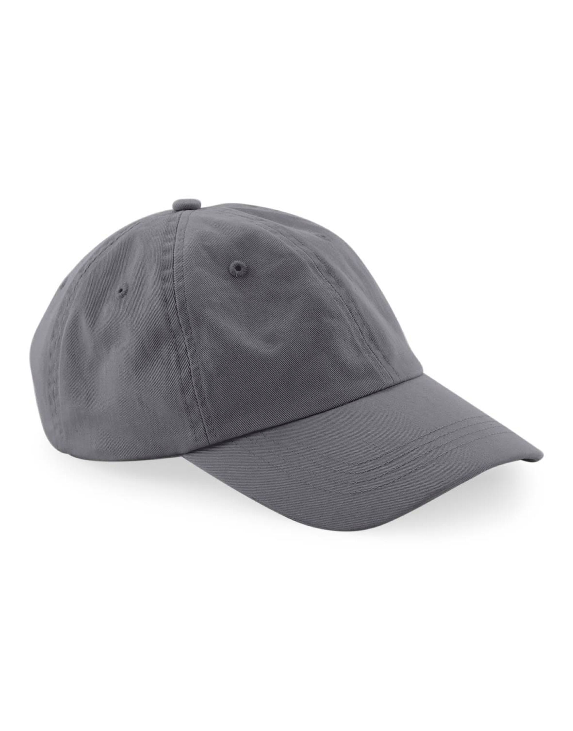 B652N Organic Cotton 6 Panel Dad Cap Graphite