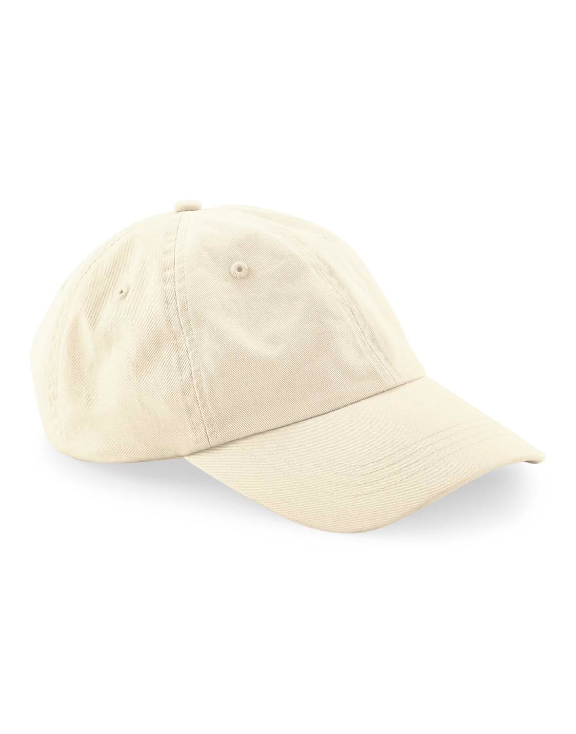 B652N Organic Cotton 6 Panel Dad Cap Natural