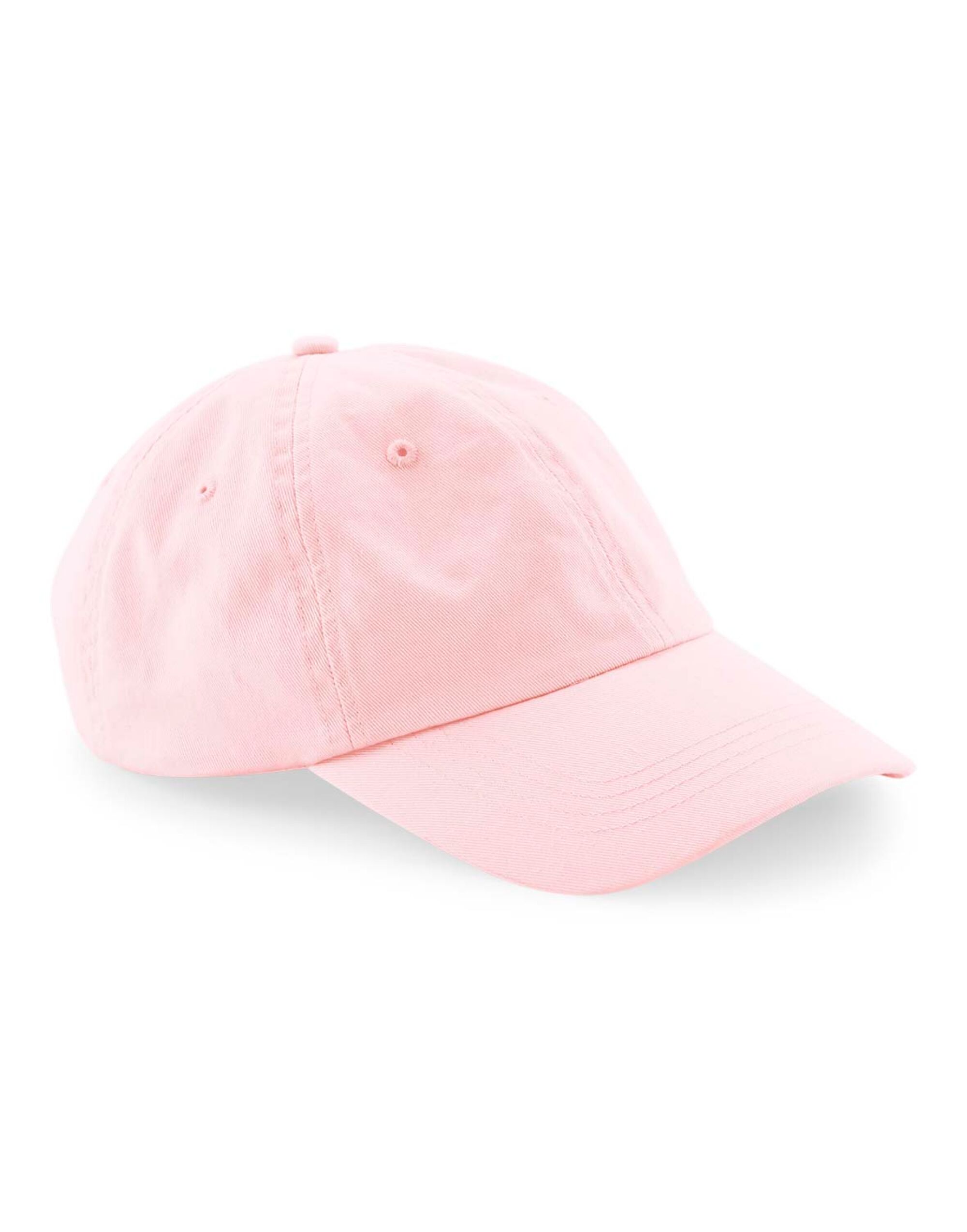 B652N Organic Cotton 6 Panel Dad Cap Powder Pink