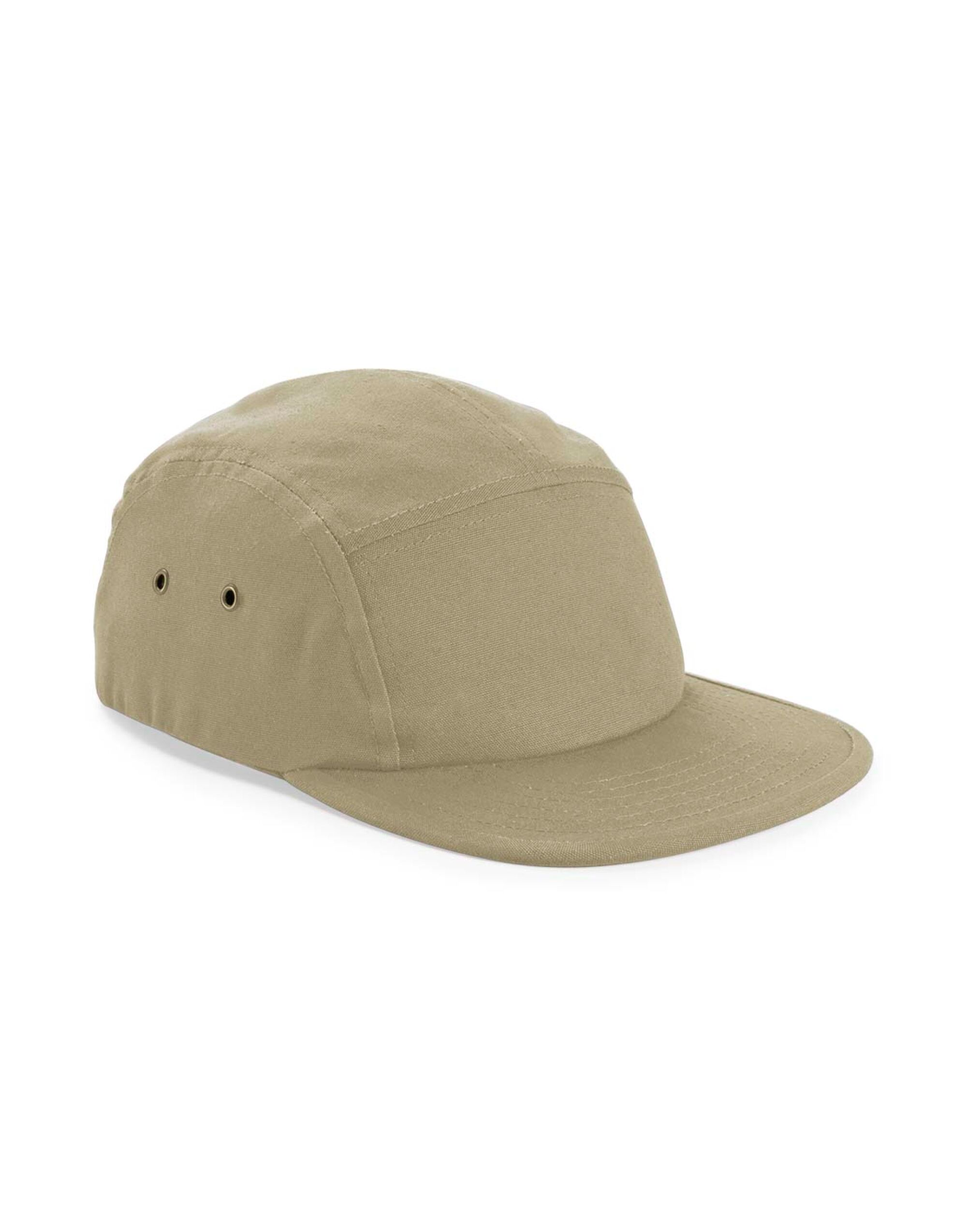 B654 Canvas 5 Panel Camper Cap Desert Sand