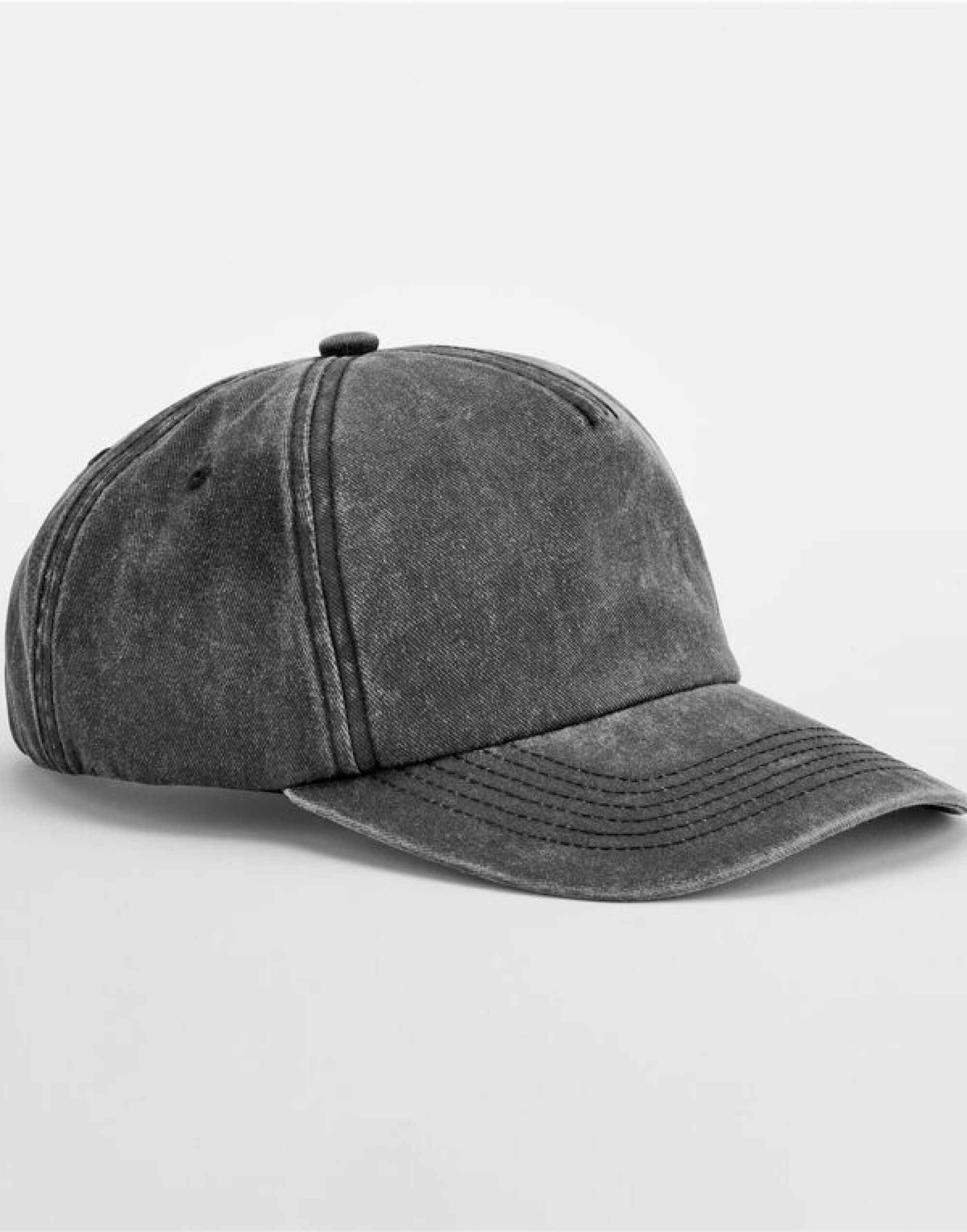 B657 Relaxed 5 Panel Vintage Cap Vintage Black