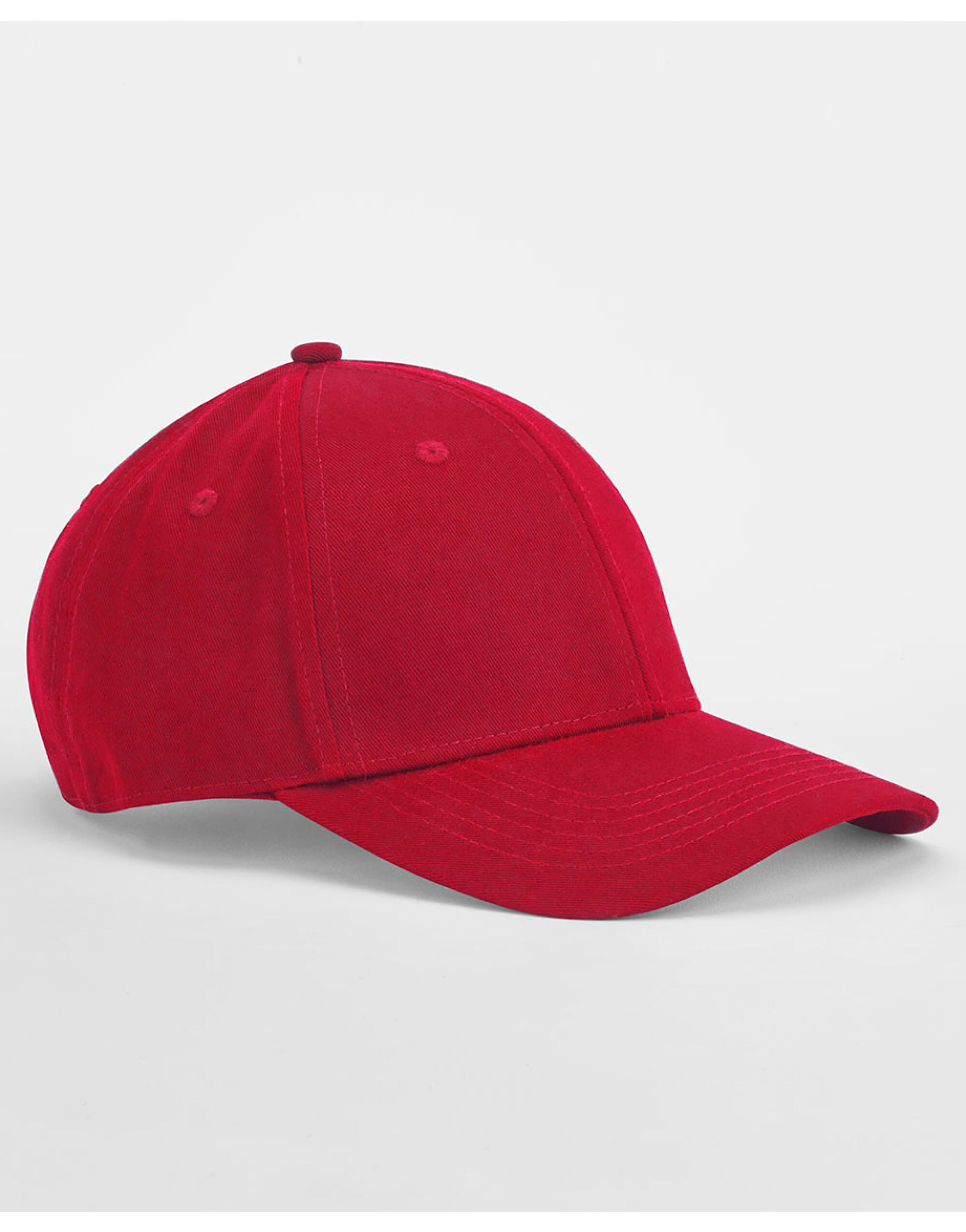 B820 EarthAware® Class Organic Cotton 6 Panel Cap Classic Red