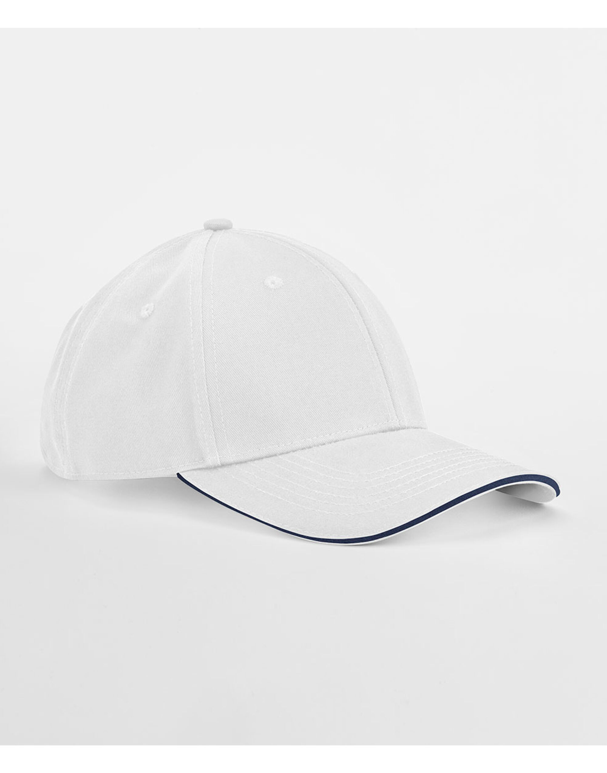 B820C EarthAware® Classic Organic Cotton 6 Panel Cap White/French Navy