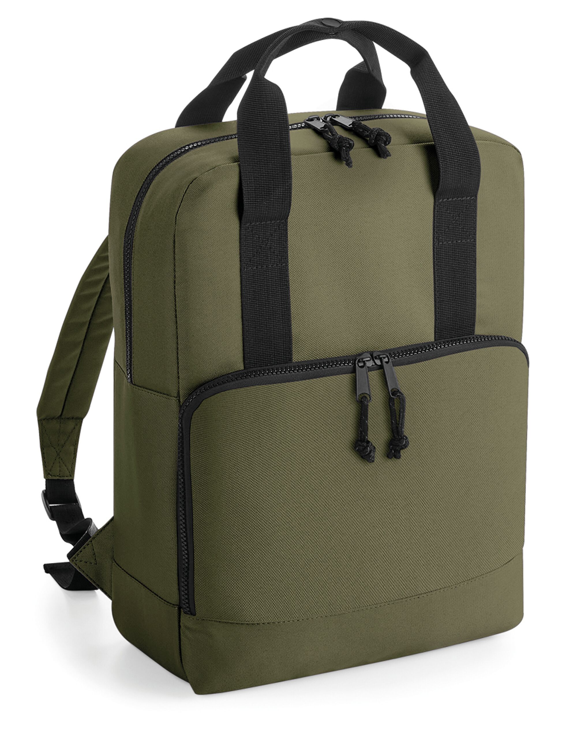 BG287 Recycled Twin Handle Cooler Backpack Military Green