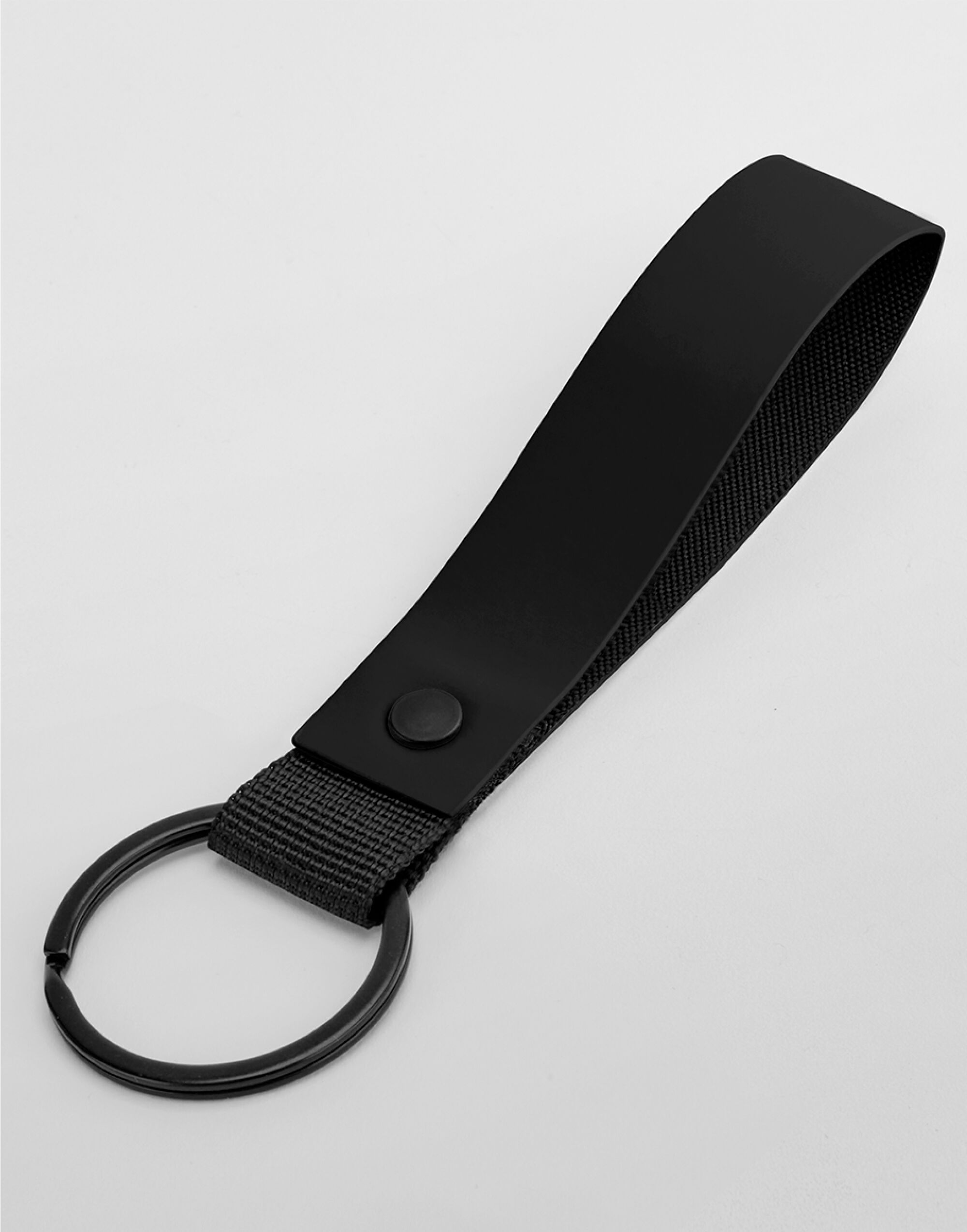 BG324 Matte PU Keyring Black