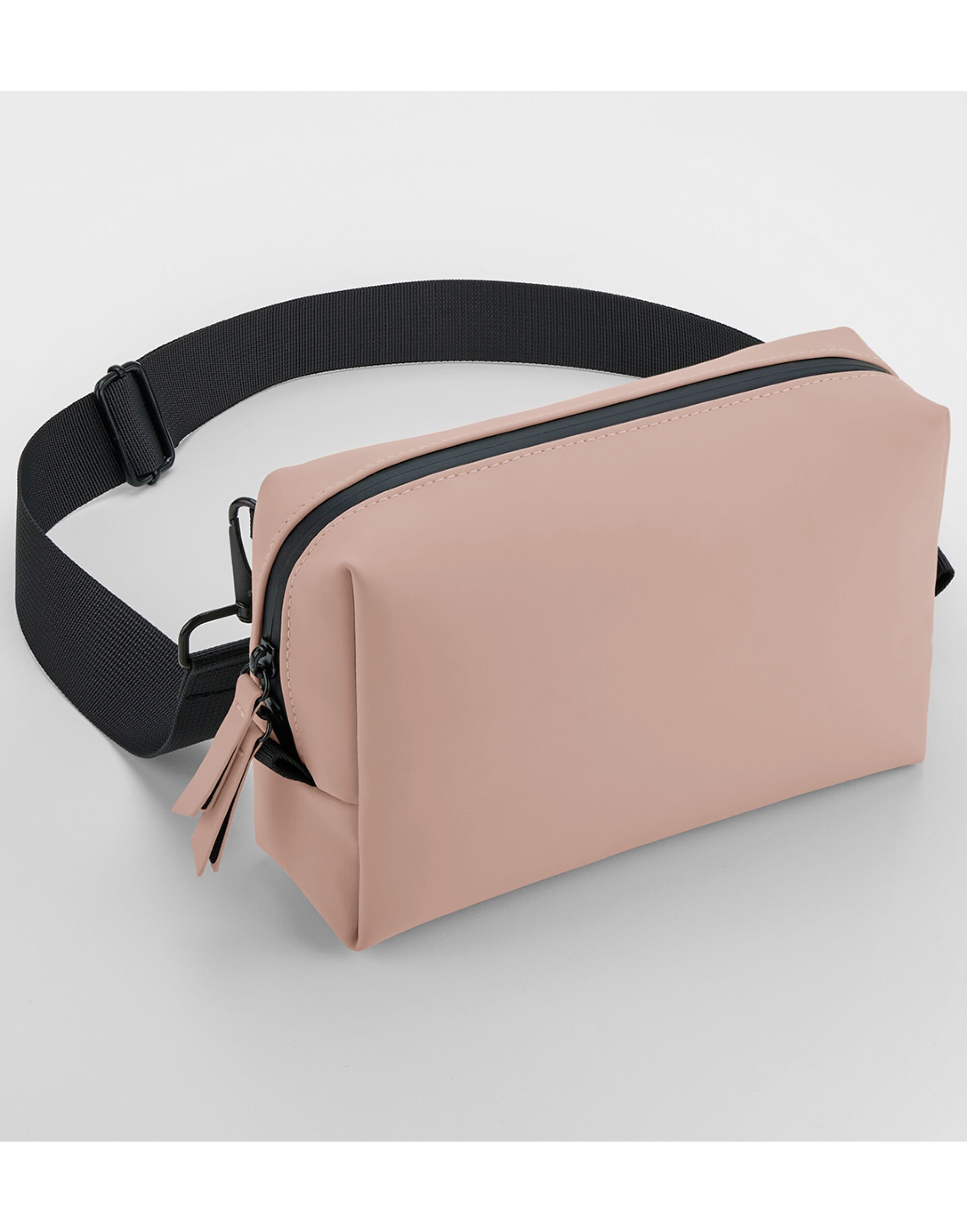 BG334 Matte PU Cross Body Bag Nude Pink