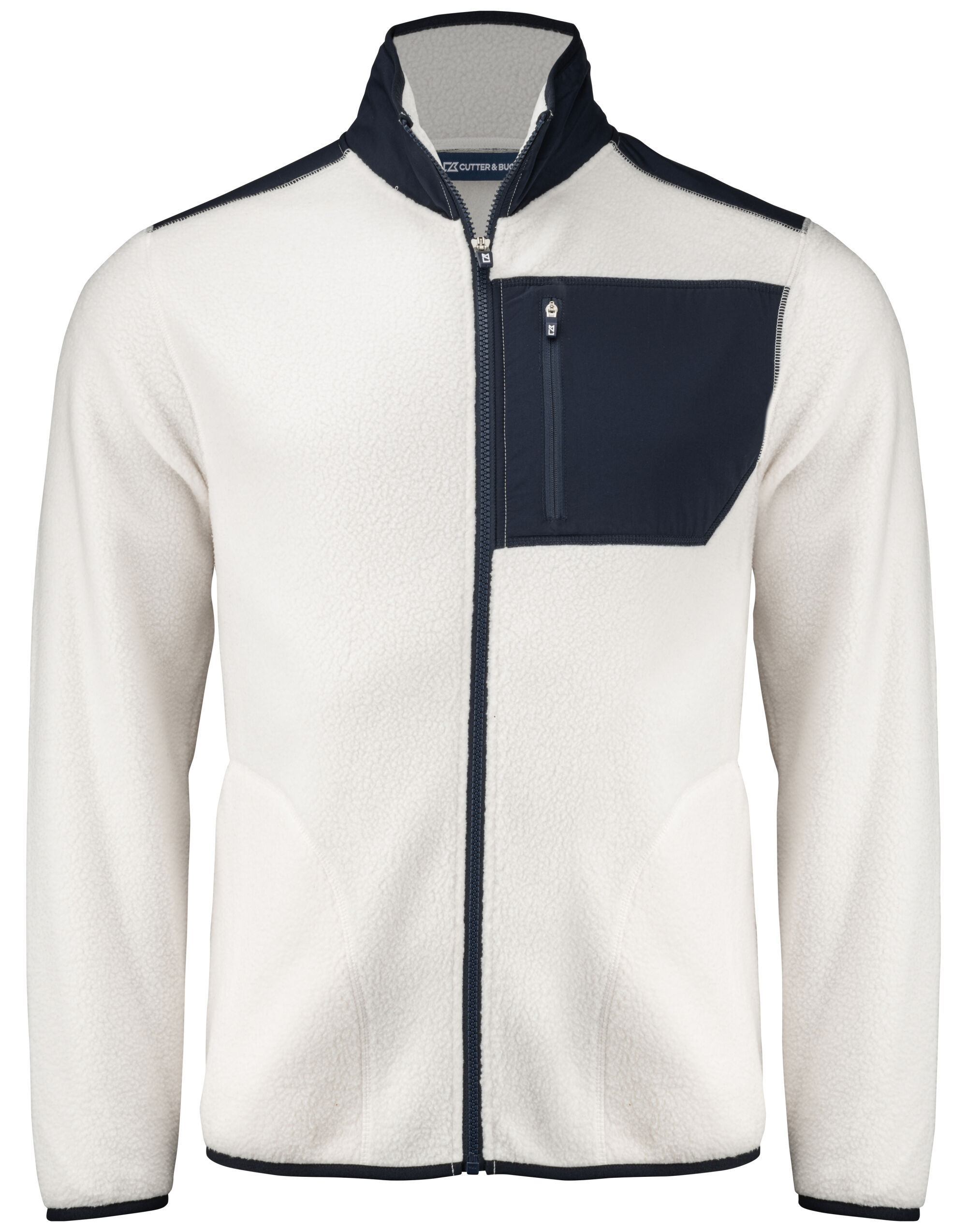 CB351470 Cascade Sherpa Fleece Men Shell White