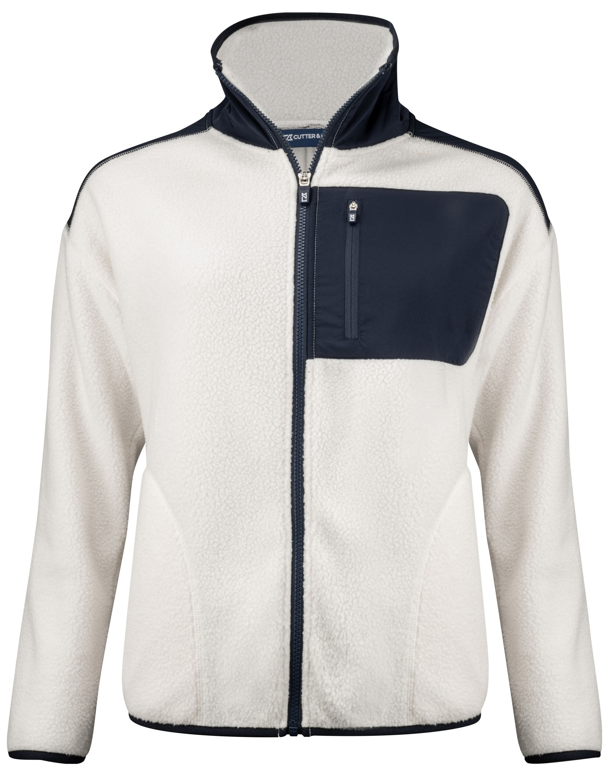 CB351471 Cascade Sherpa Fleece Women Shell White