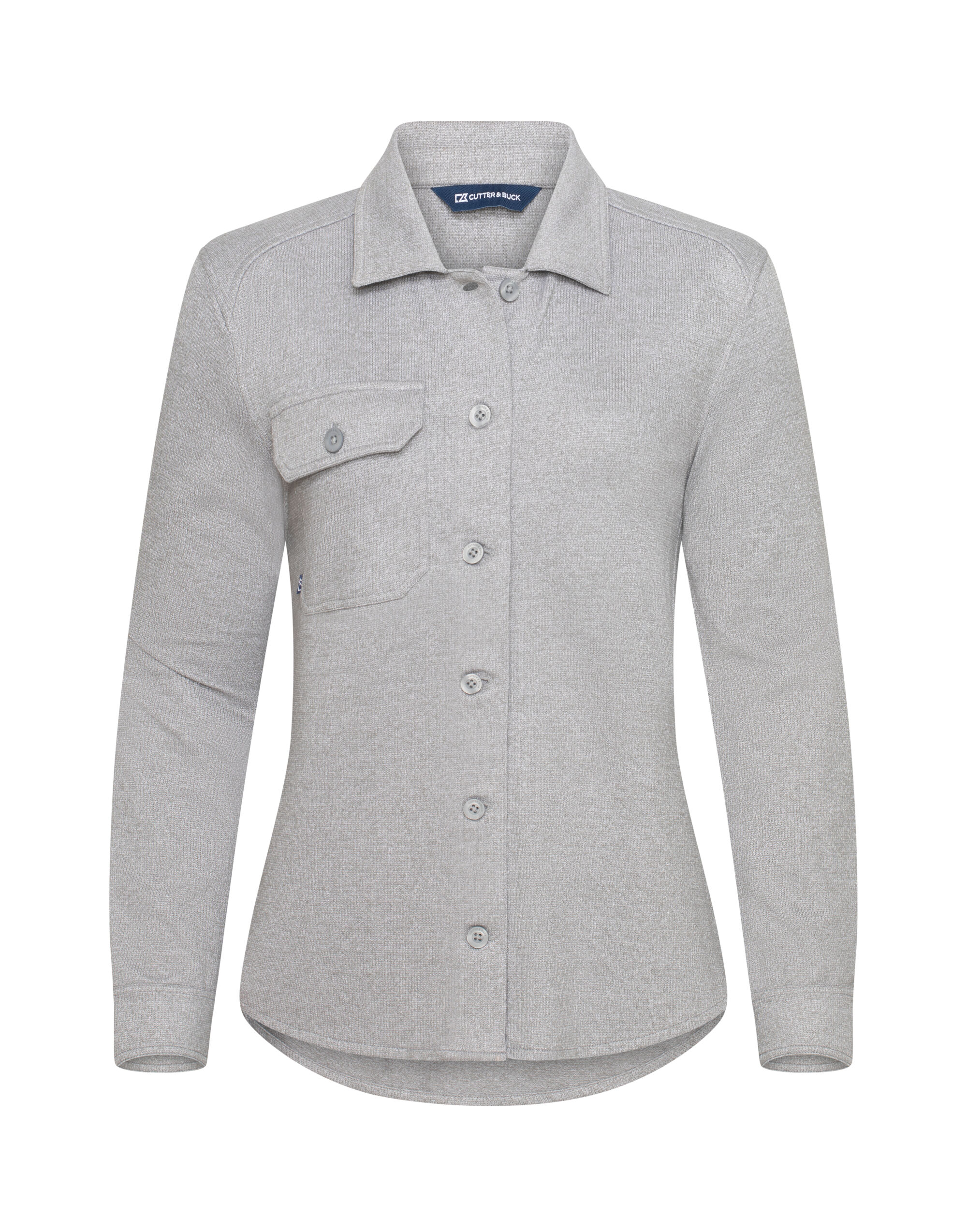 CB352415 Advantage Leisure Shirt Women Grey Melange
