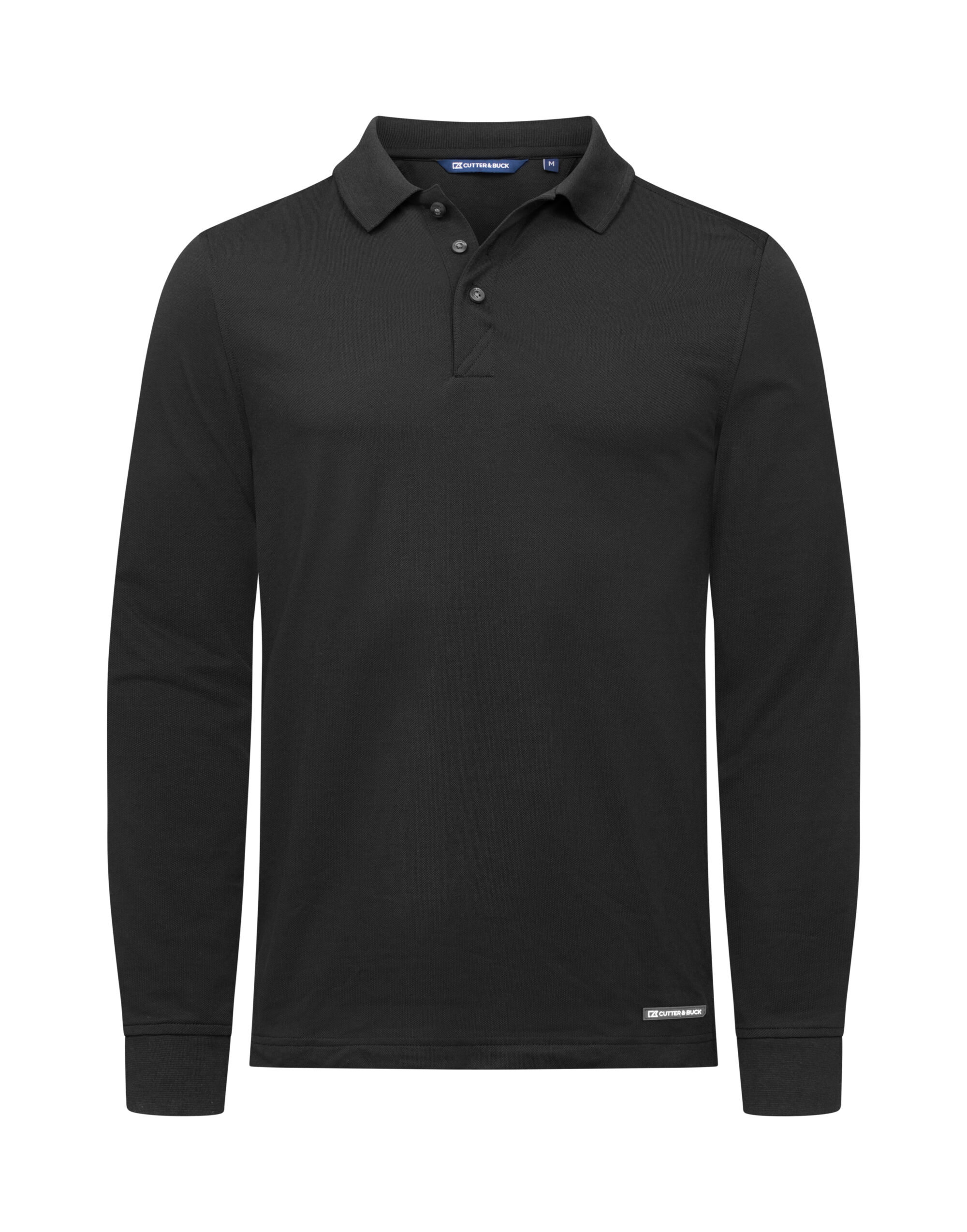 CB354438 Advantage Long Sleeve Polo Men Black