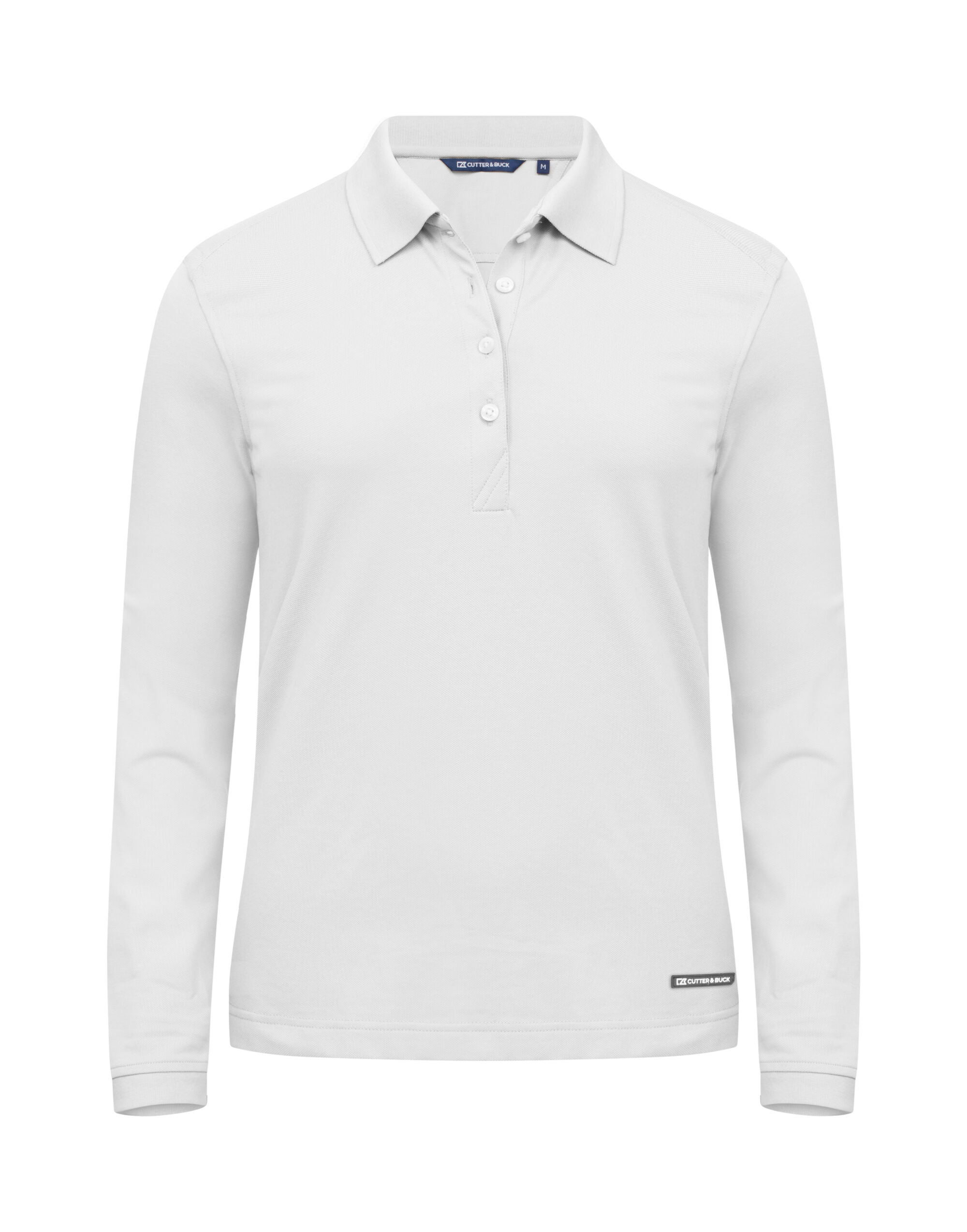CB354439 Advantage Long Sleeve Polo Women White